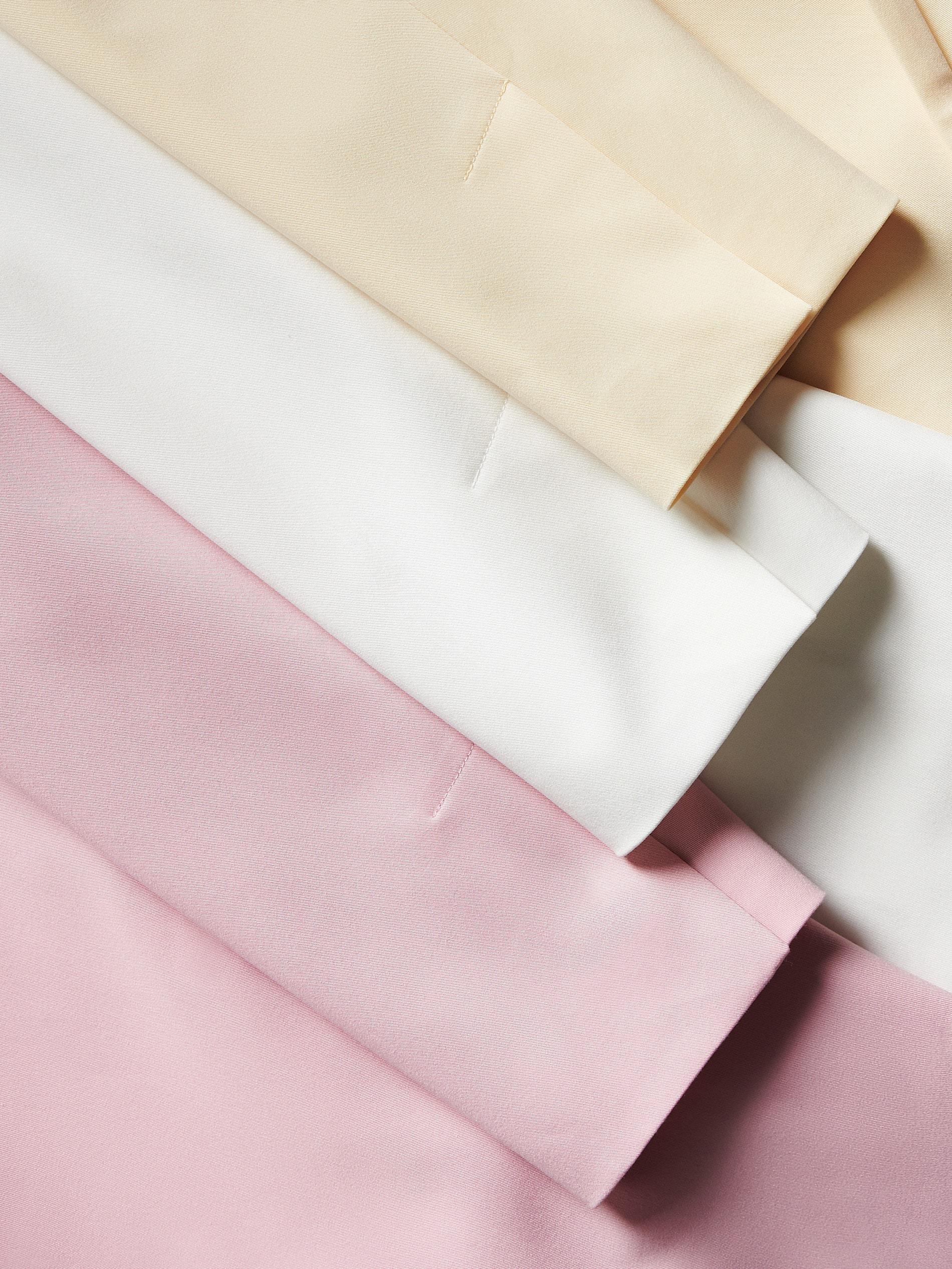 White Blazer With Tie Detail, White, large image number 4