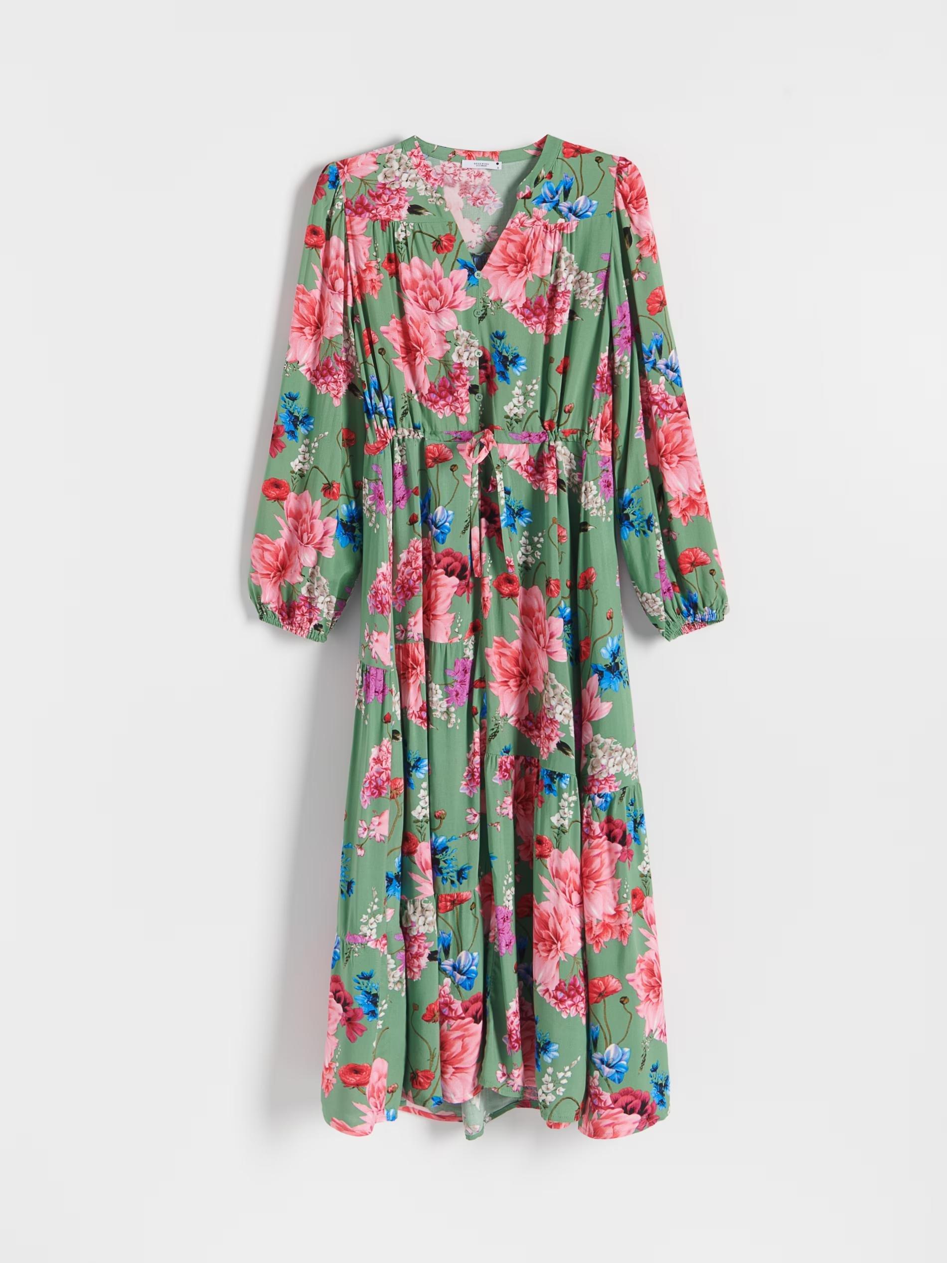 Green Ecovero Dress, , large image number 4