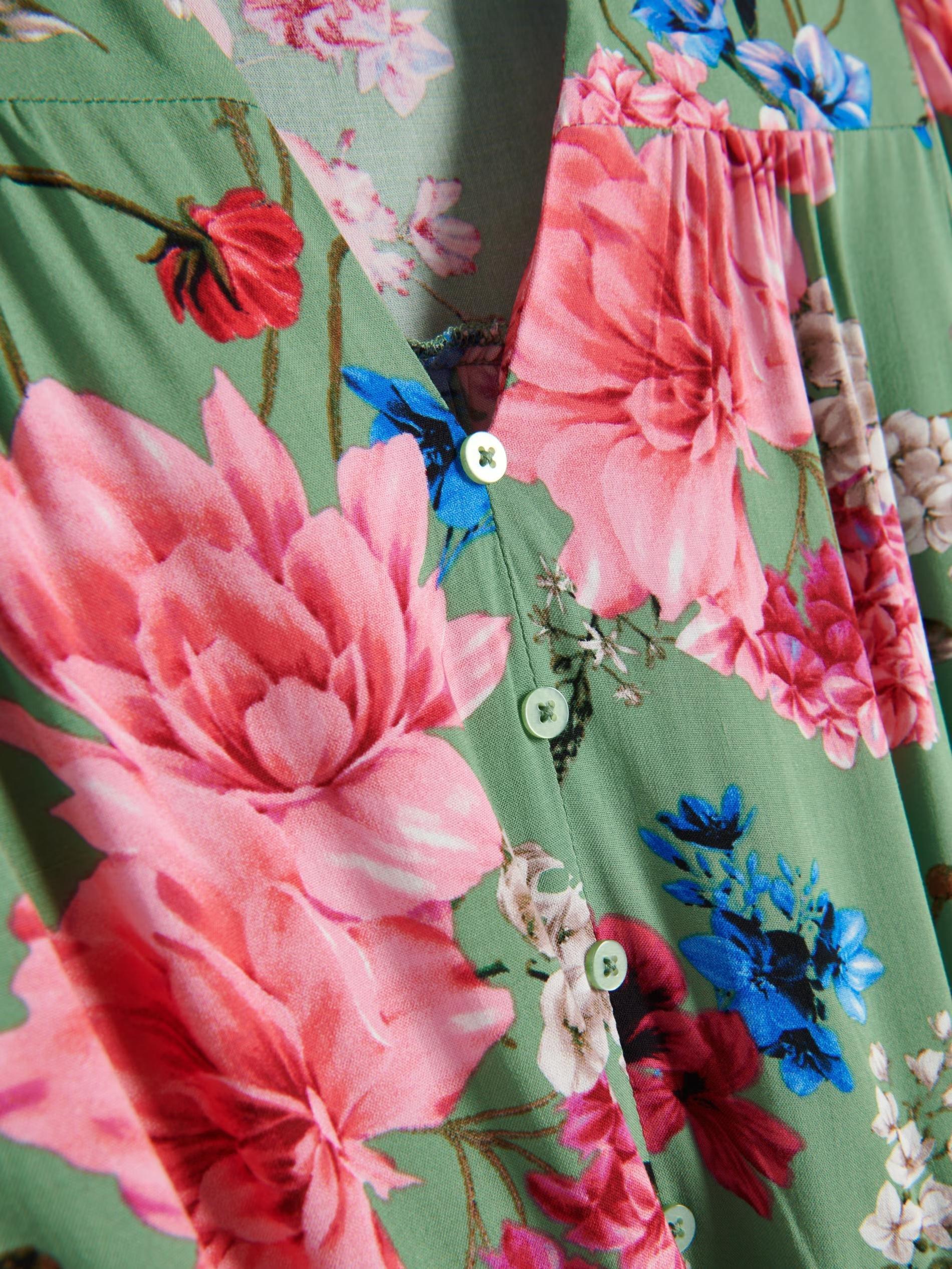 Green Ecovero Dress, , large image number 5