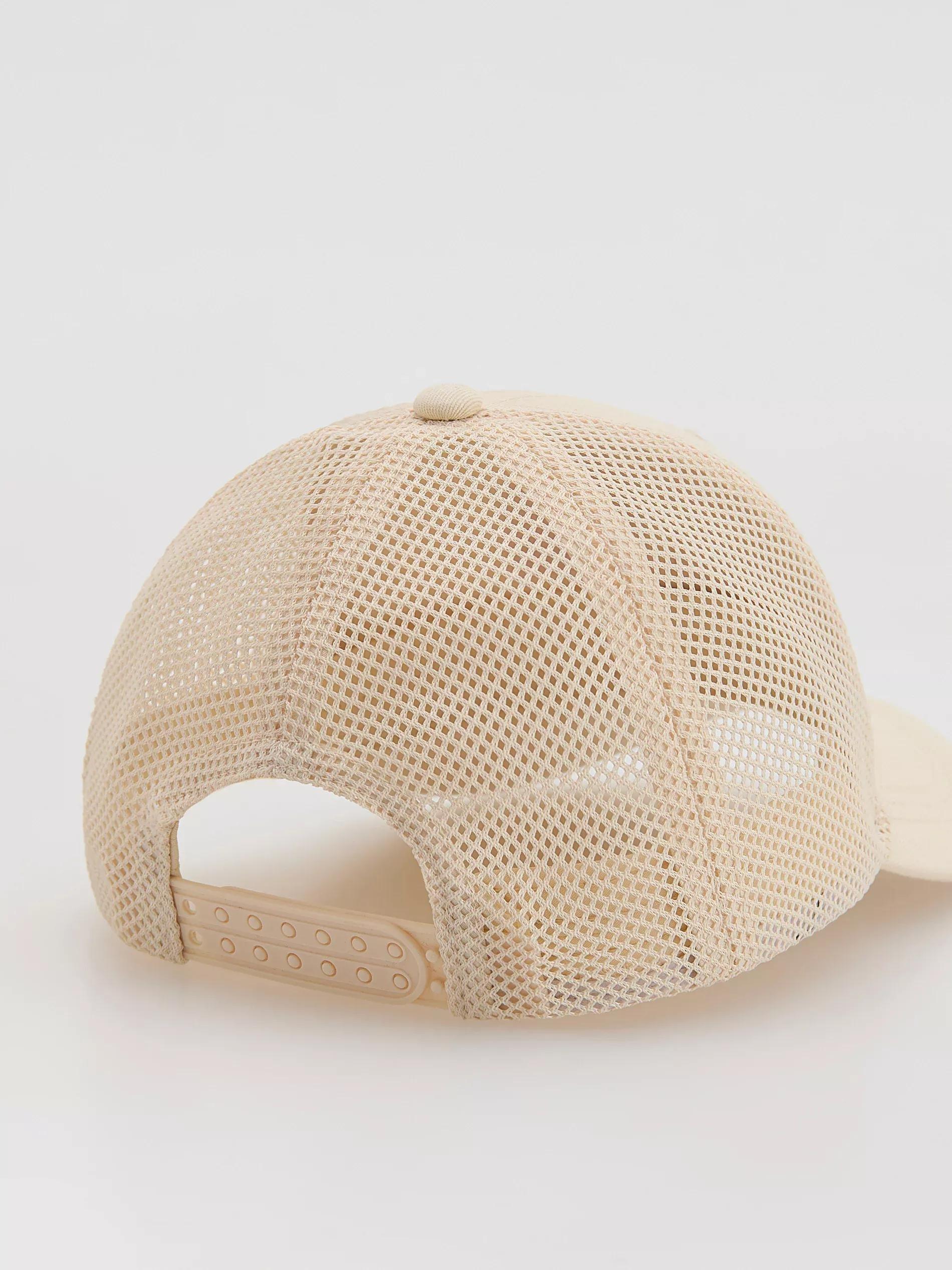 Cream Cap With Embroidery, , large image number 2