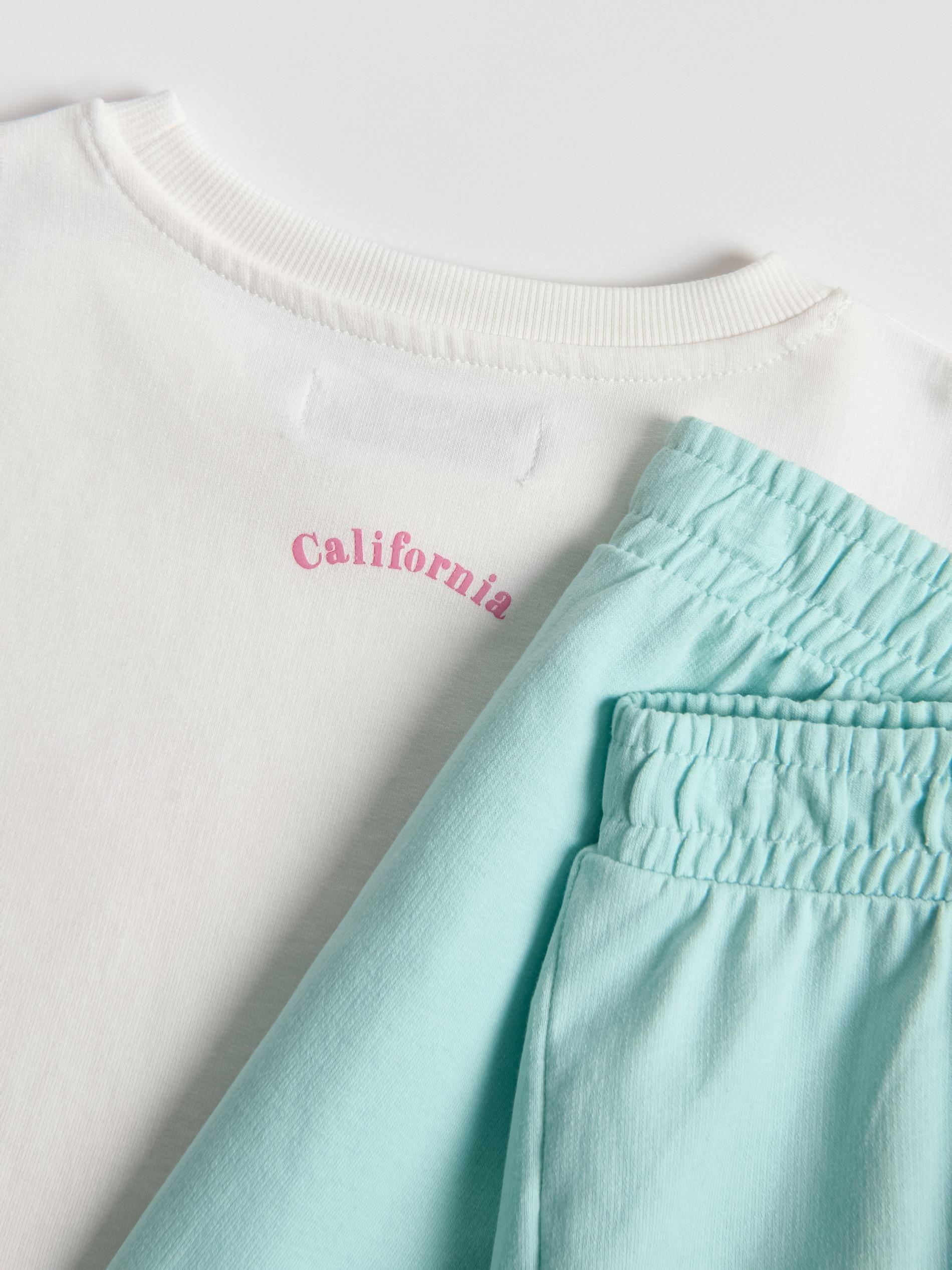 Multicolour Cotton Sweat Set, Multicolor, large image number 4