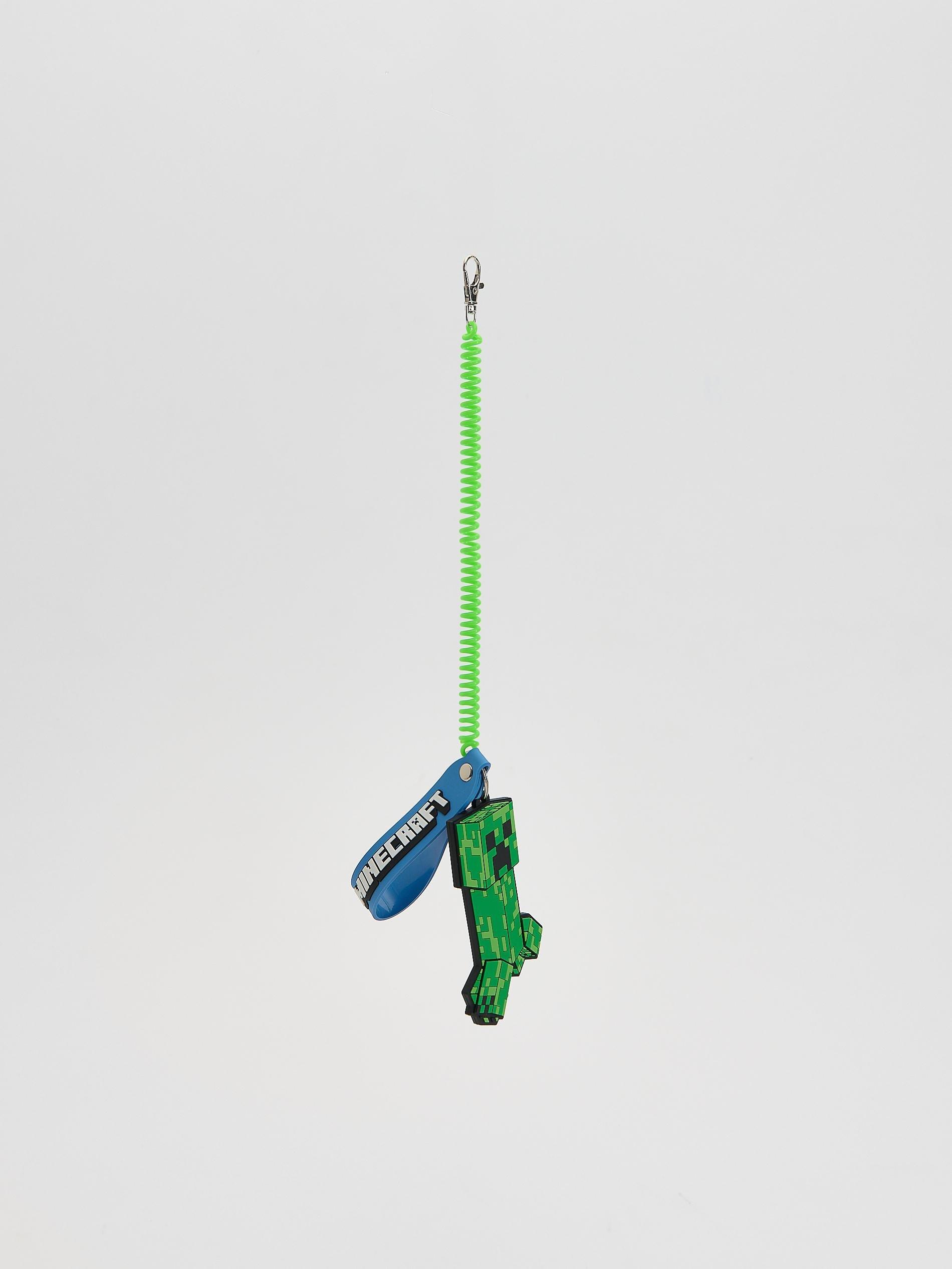 Green Minecraft Keychain, Green, large image number 1