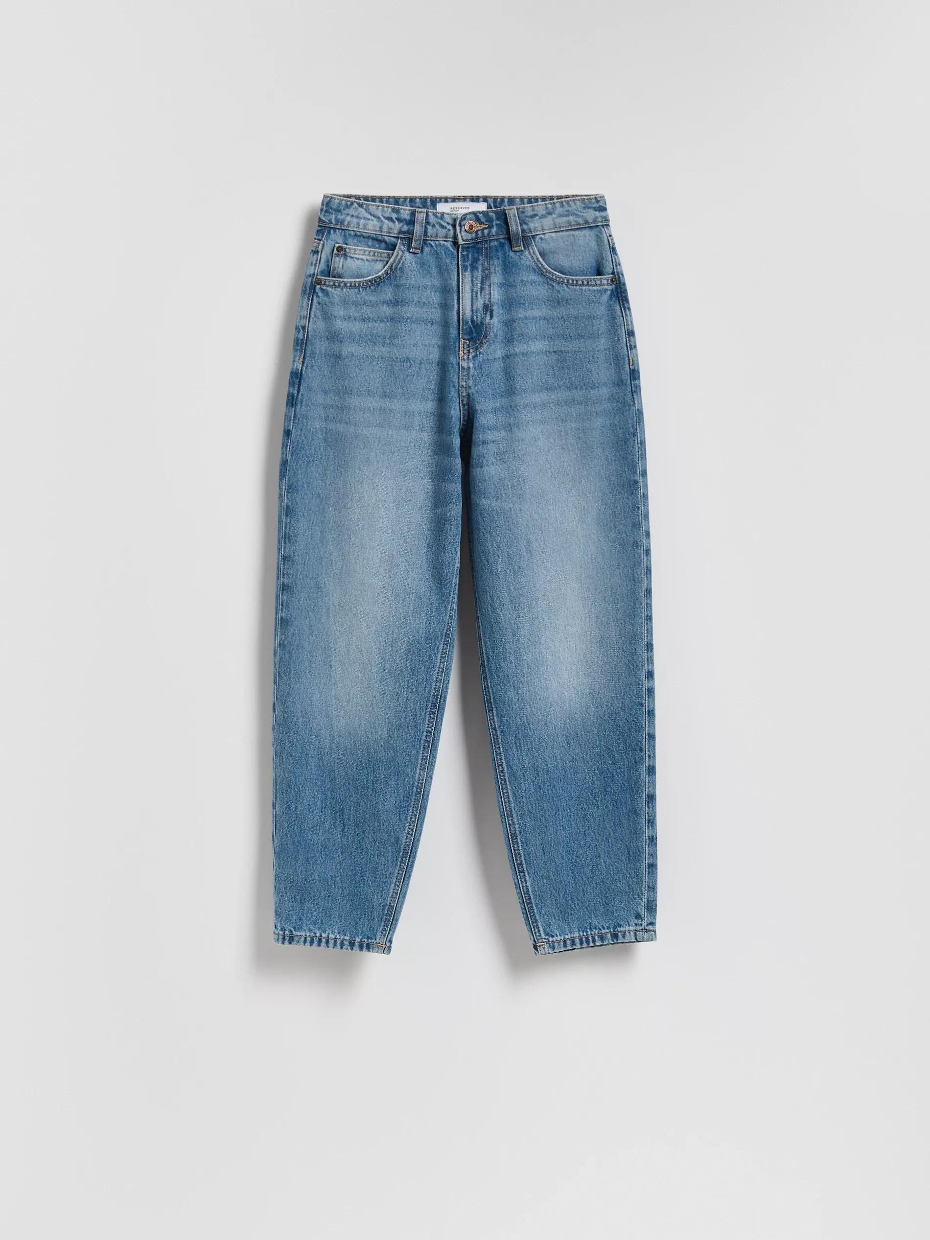 Blue Jeans Barrel Leg Jeans, Blue, large image number 0