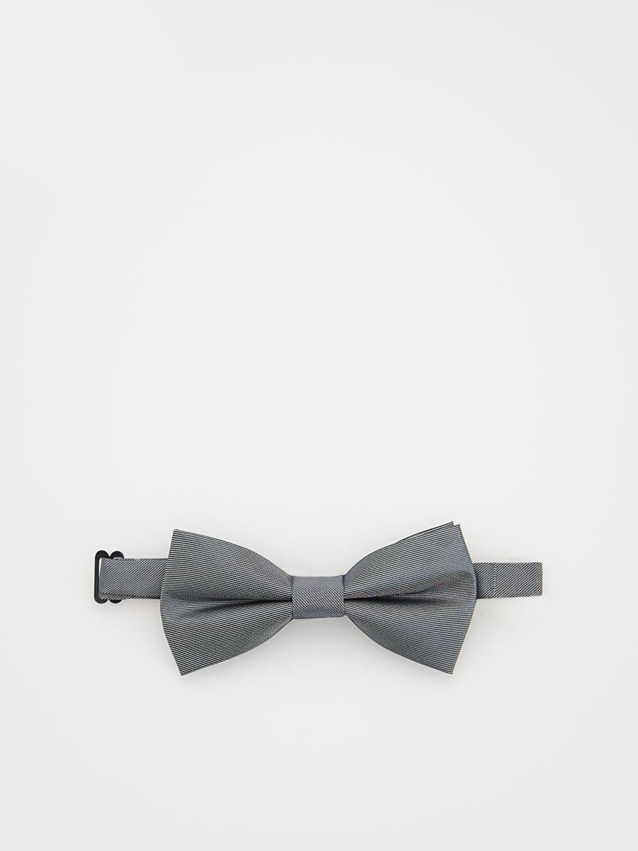 Grey Bow Tie, Grey, large image number 1