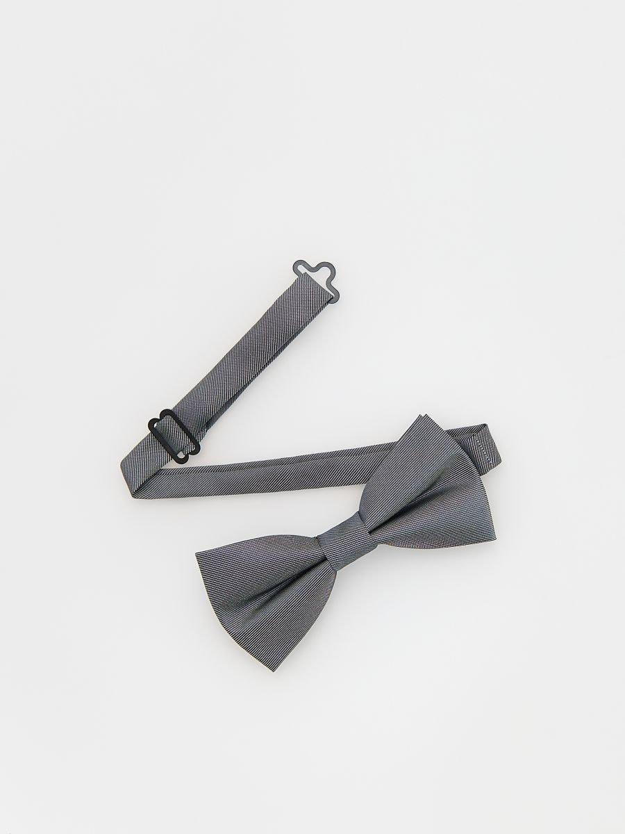 Grey Bow Tie, Grey, large image number 2