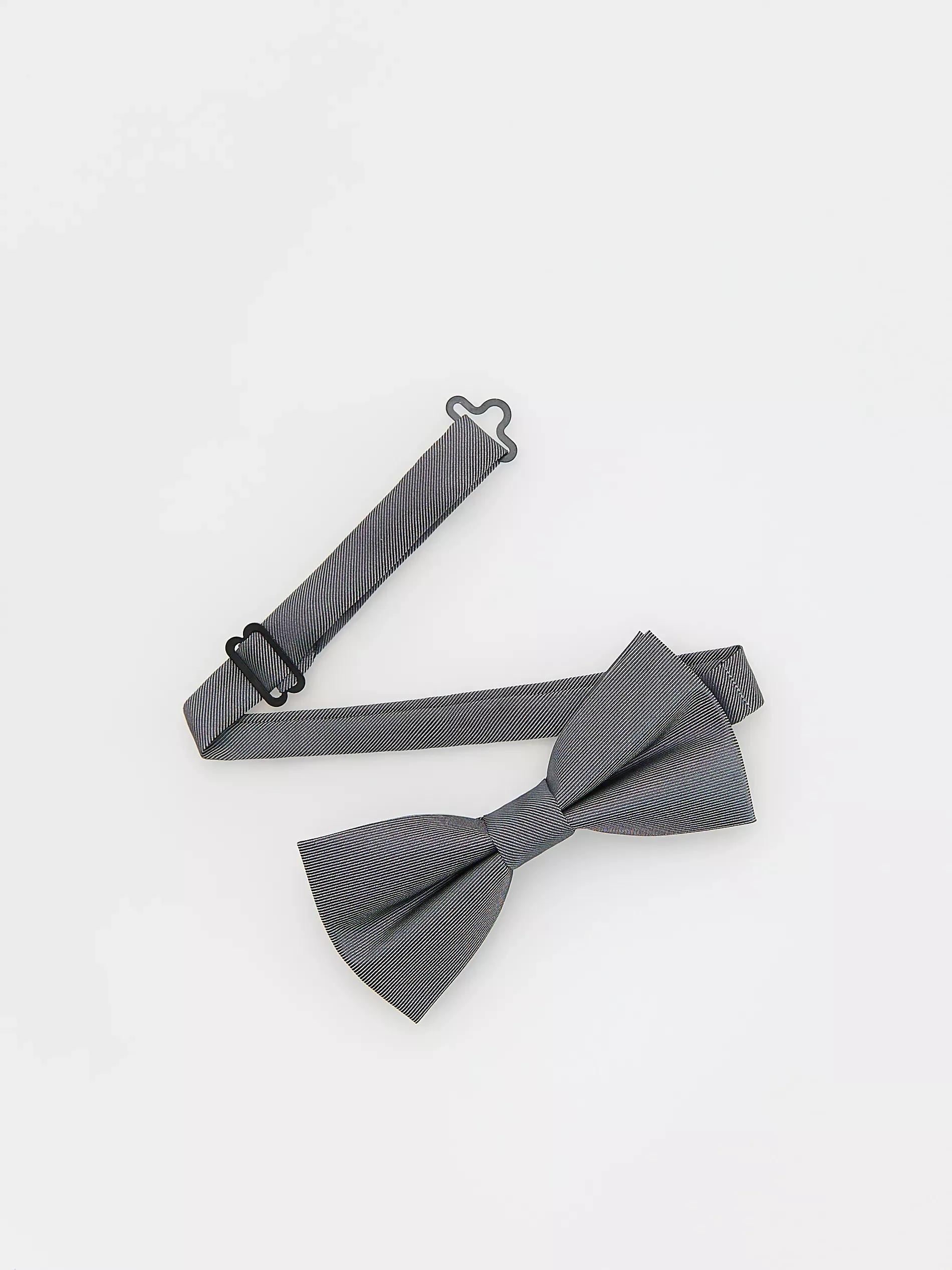 Grey Bow Tie, Grey, large image number 3