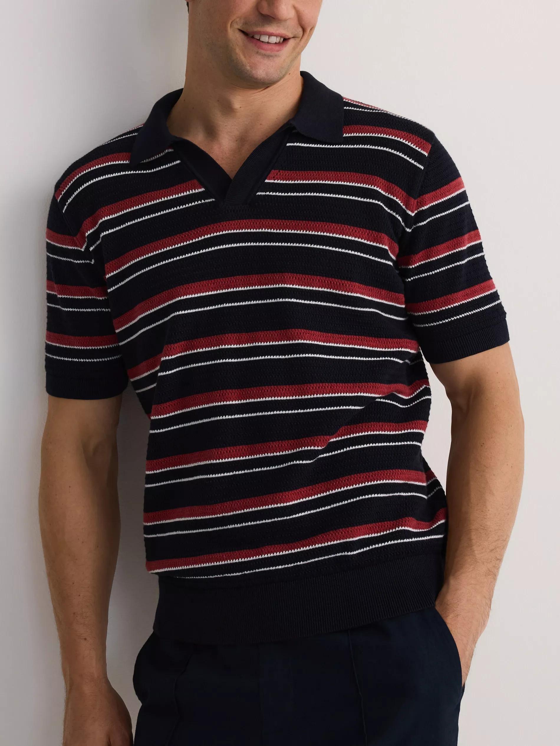 Multicolour Regular Fit Structural Polo Shirt, , large image number 3