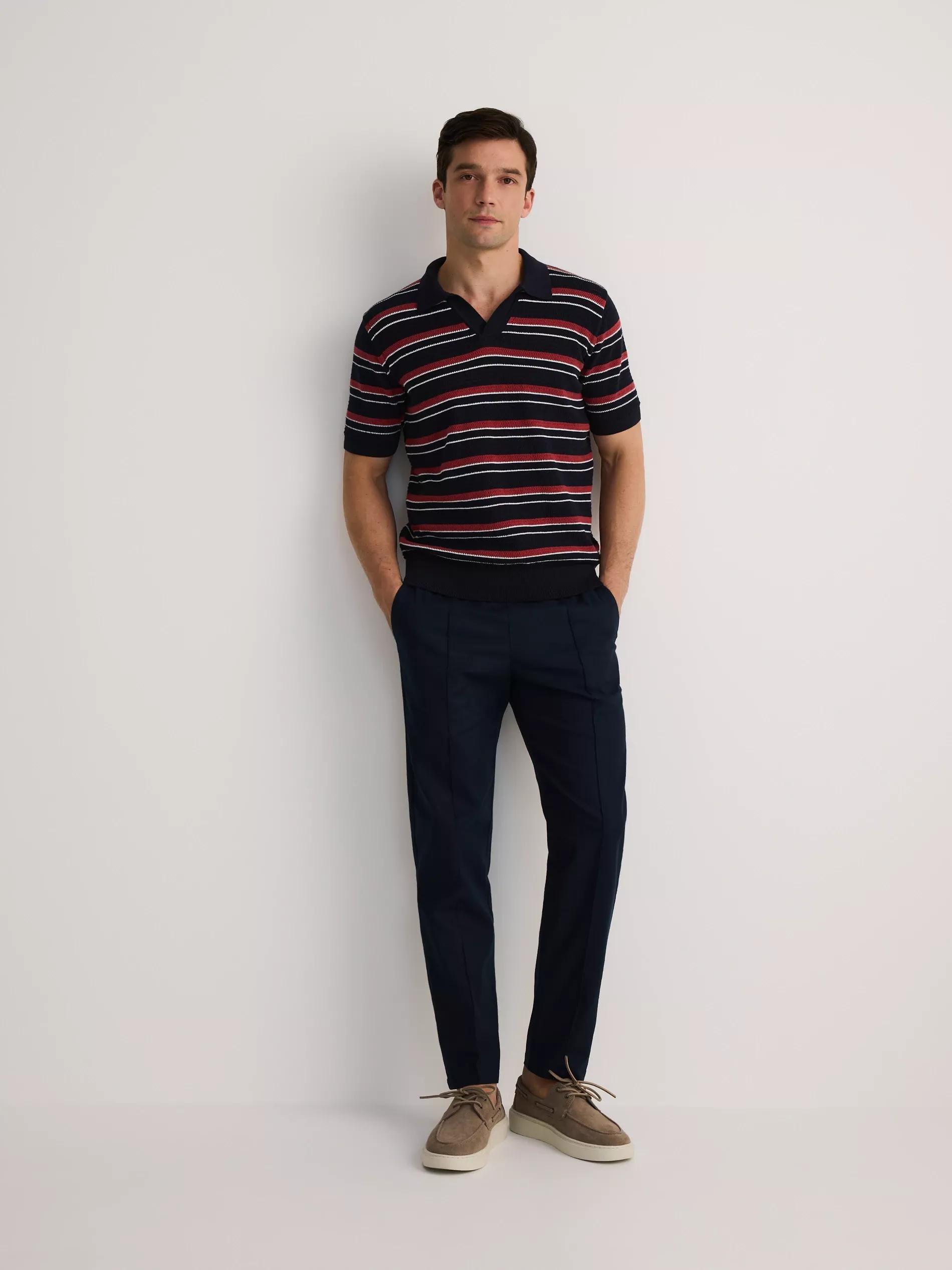 Multicolour Regular Fit Structural Polo Shirt, , large image number 4