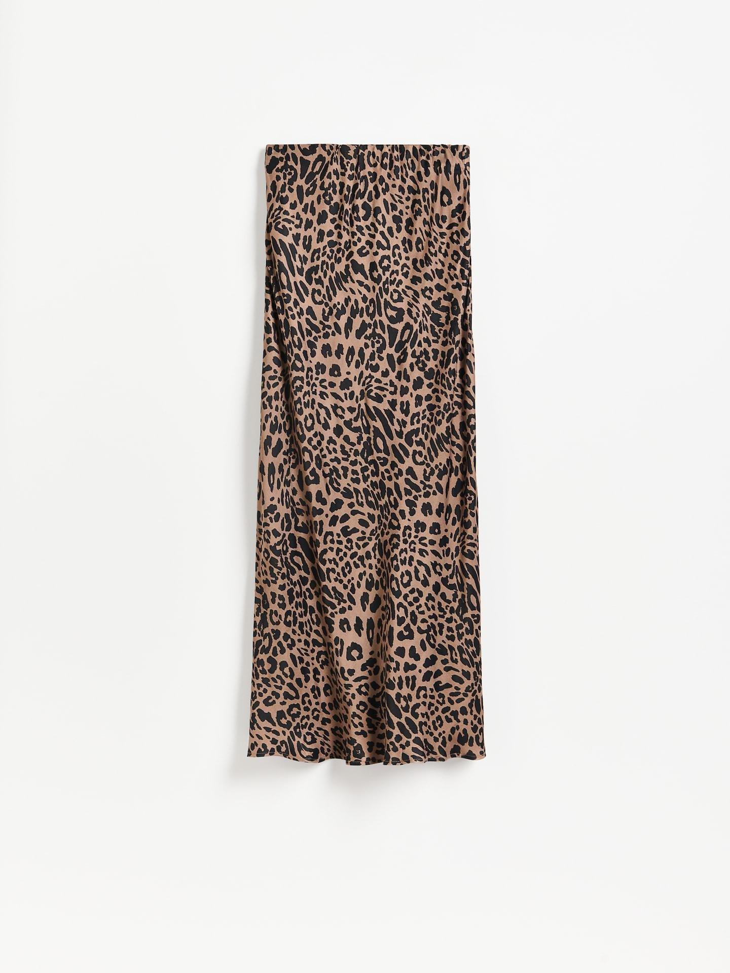 Multicolour Patterned Viscose Skirt, Multicolor, large image number 3