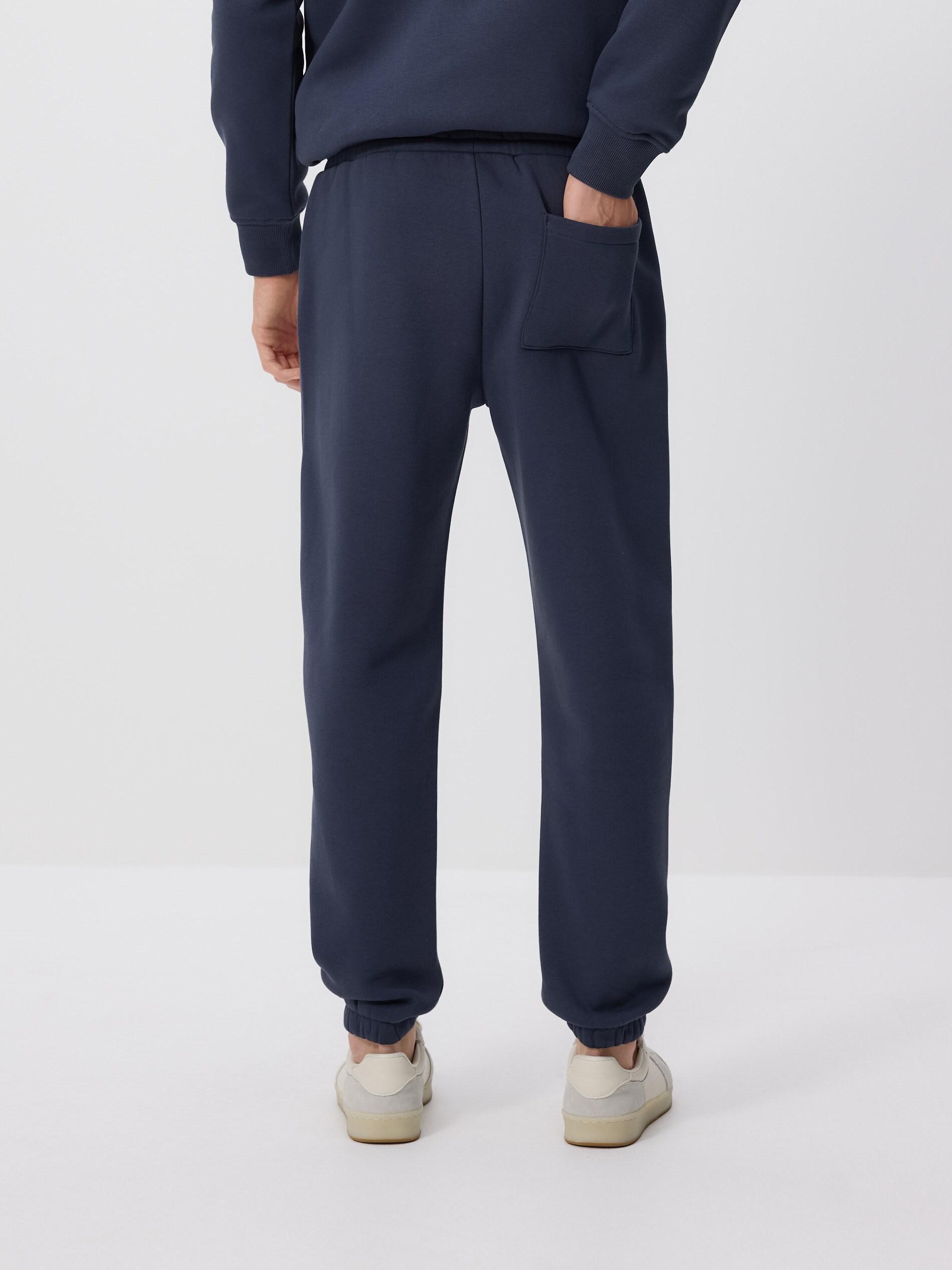 Navy Regular Fit Tracksuit Bottoms, Blue, medium