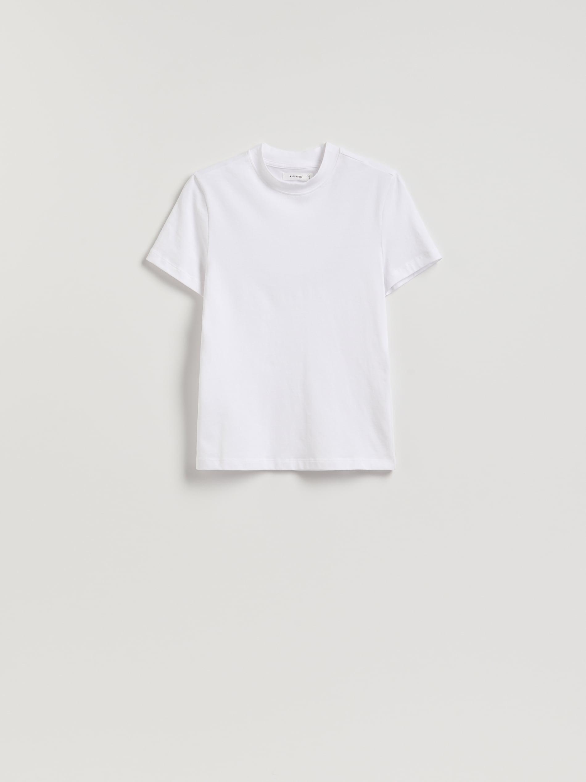 White Slim Fit T-Shirt, White, large image number 4