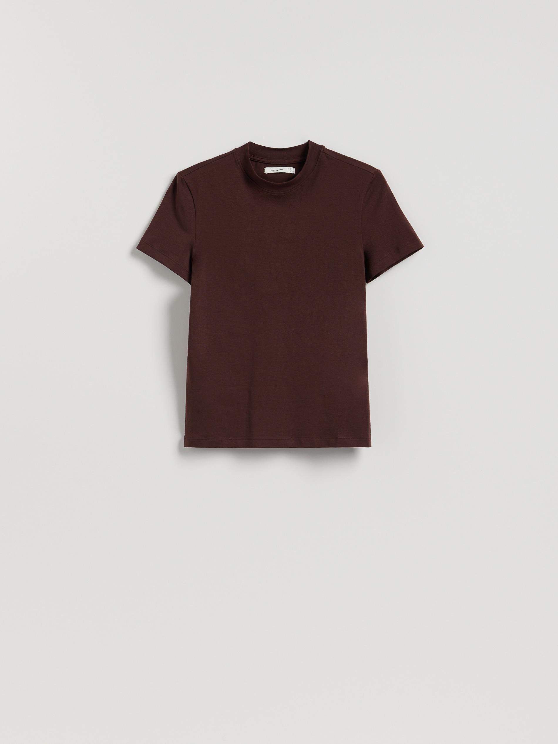Brown Slim Fit T-Shirt, Brown, large image number 4