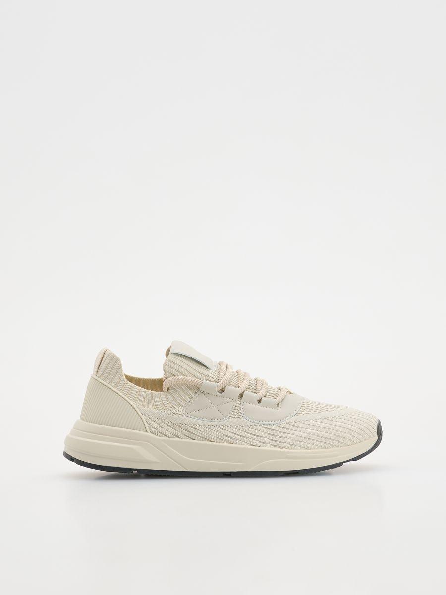 Beige Sports Shoes, , medium