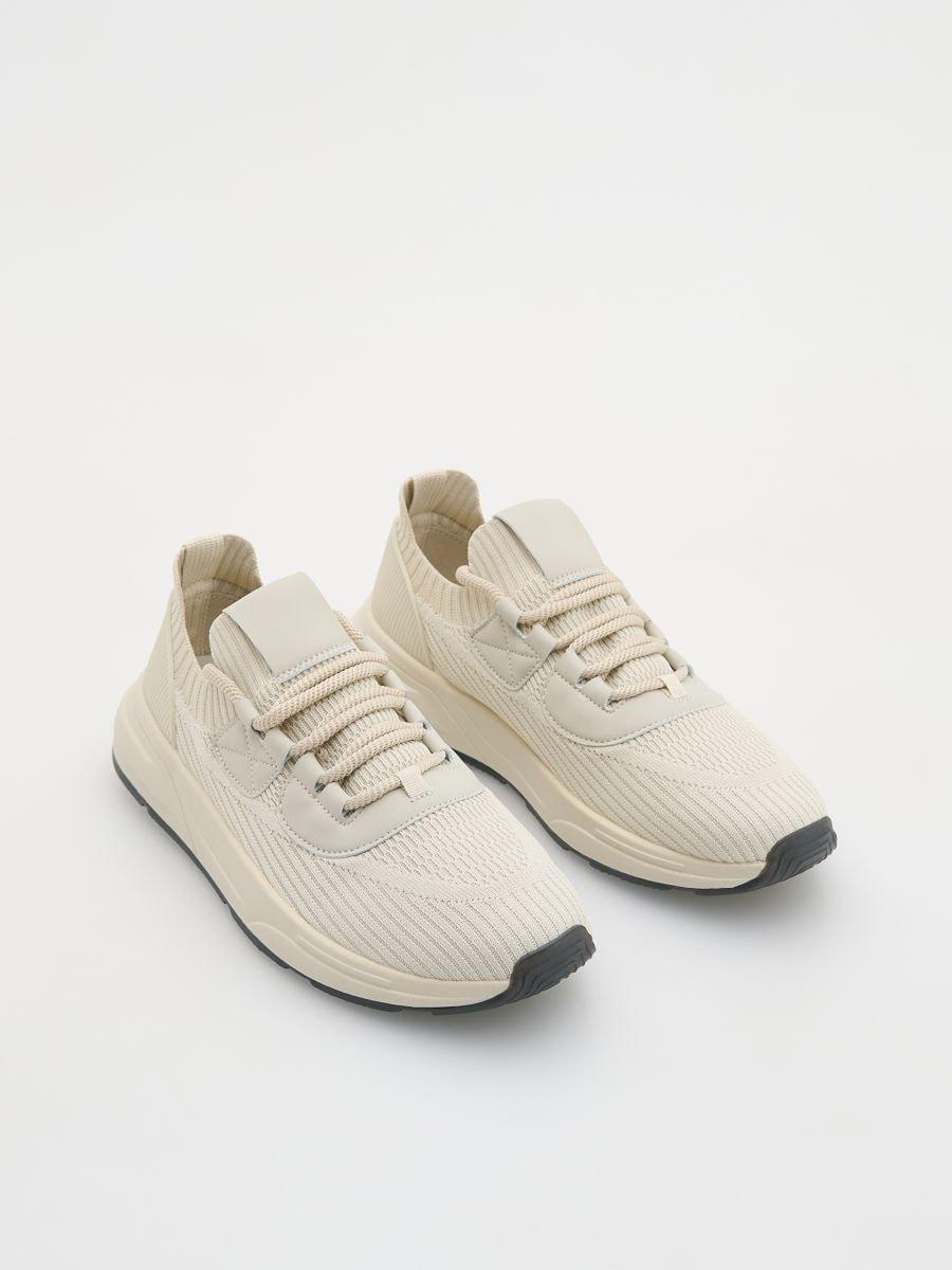 Beige Sports Shoes, , large image number 1