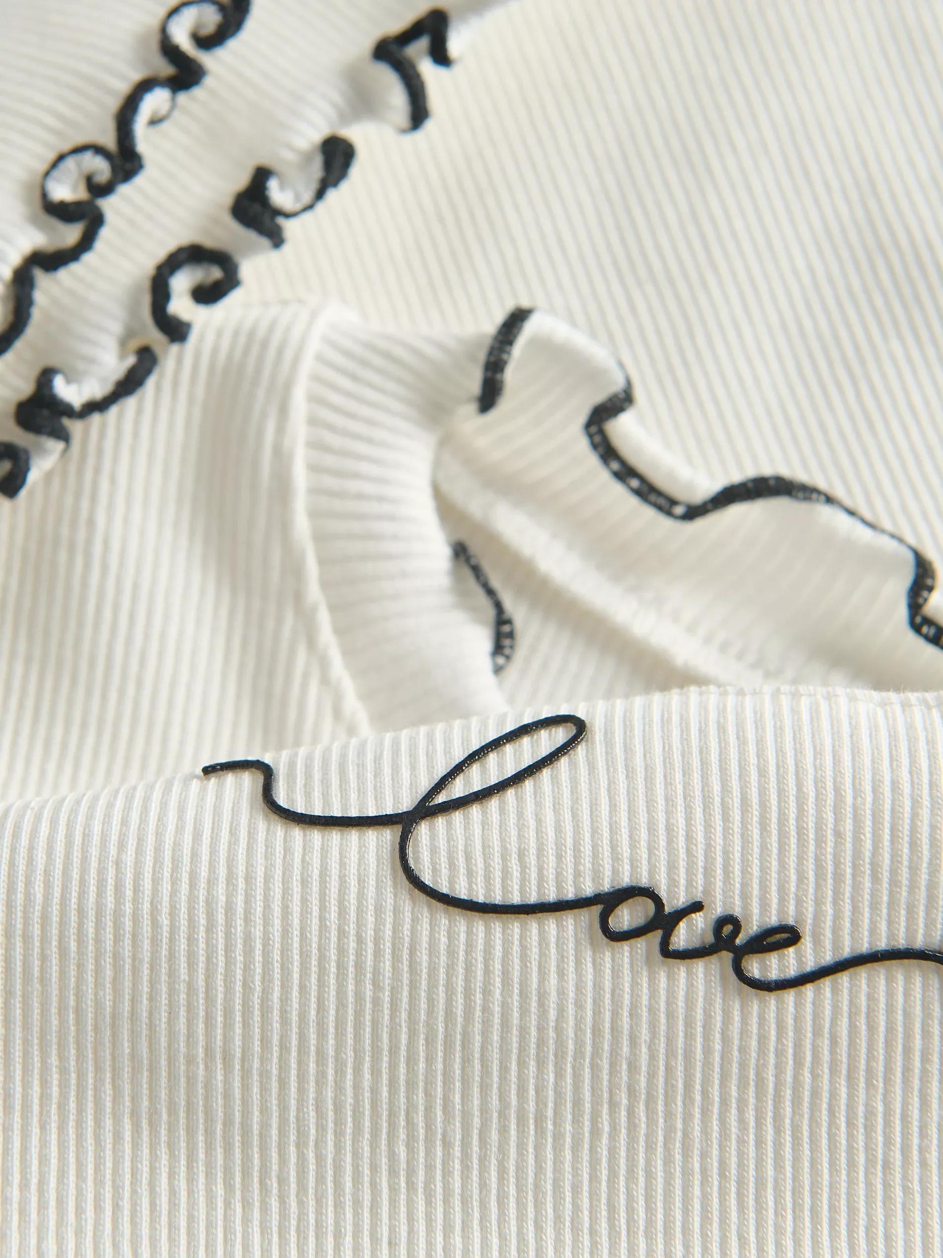 Cream T-Shirt, Kids Girl, , large image number 3