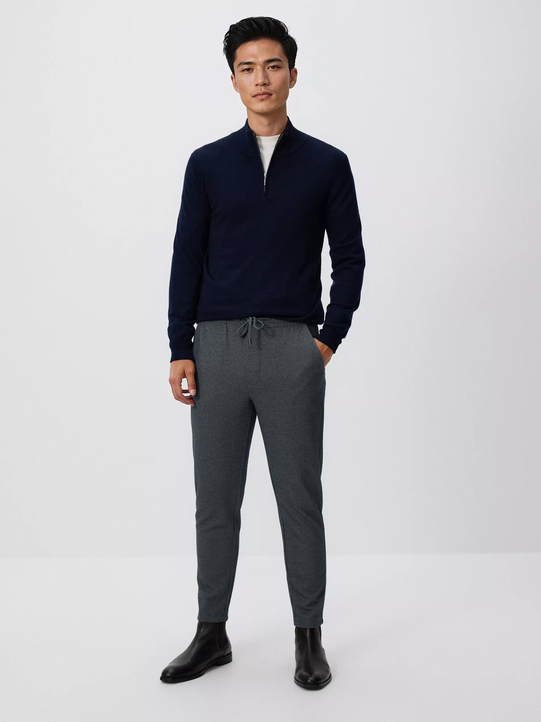Navy Regular Trousers, Navy, medium