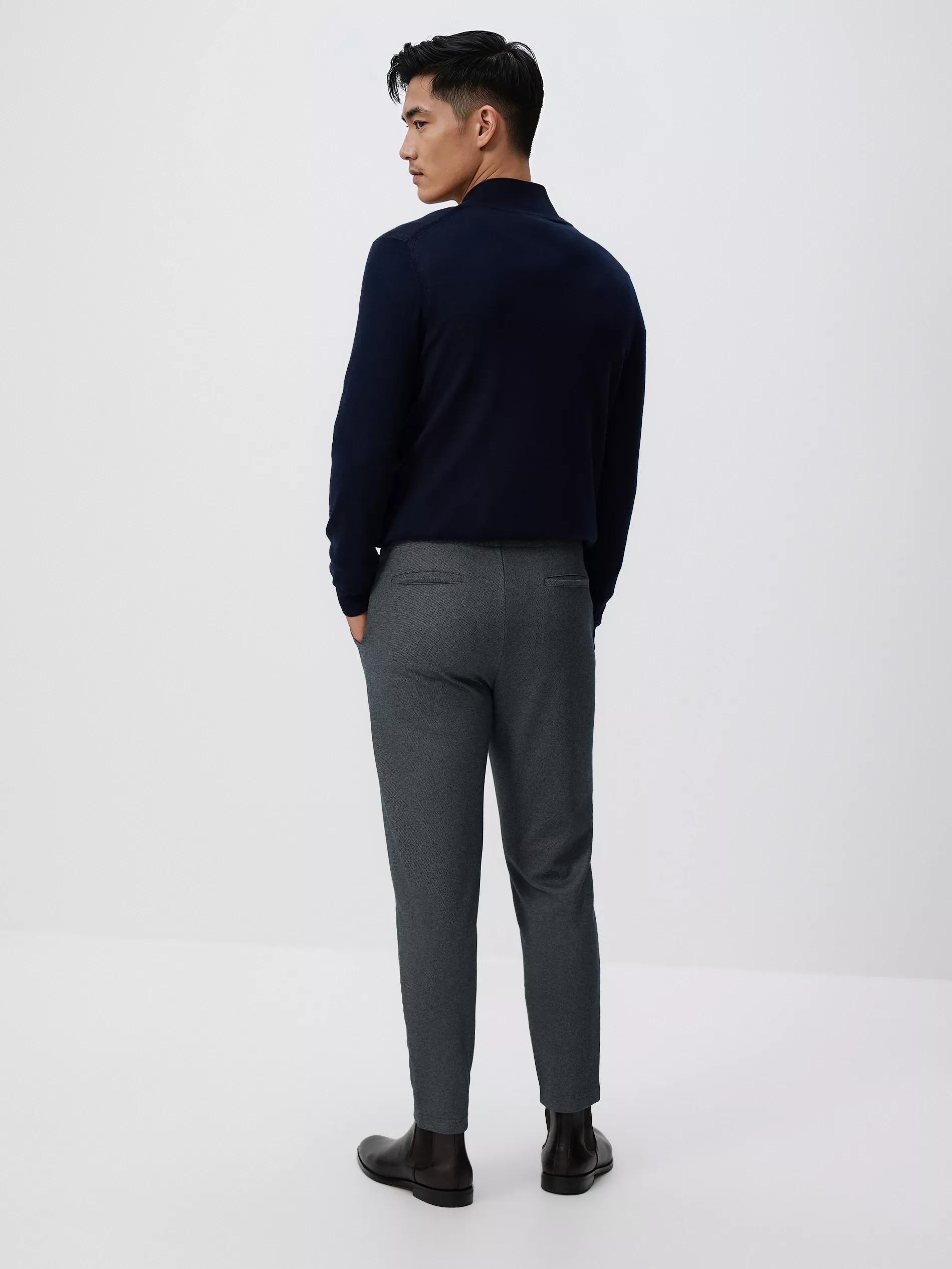 Navy Regular Trousers, Navy, large image number 2