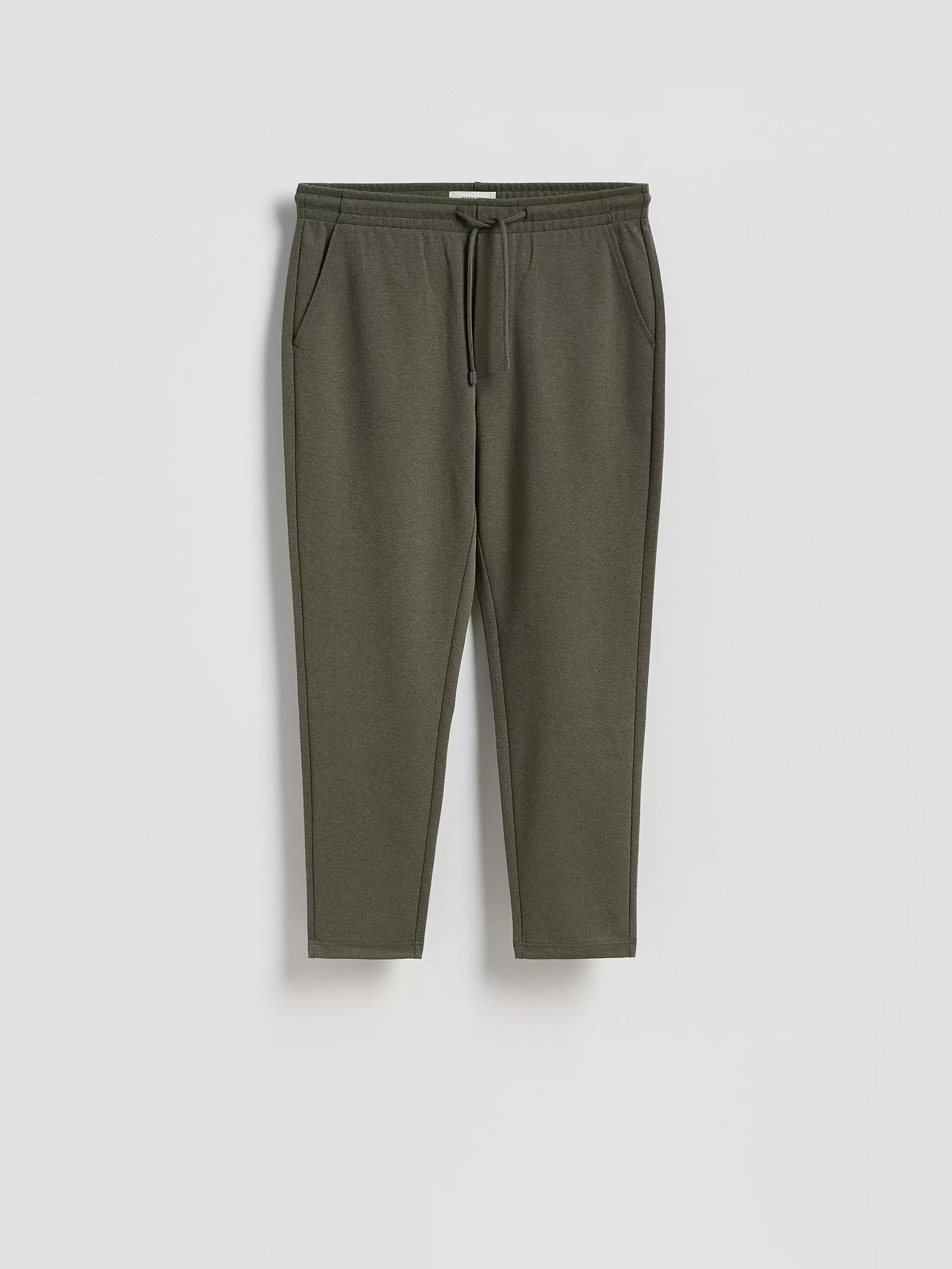 Green Regular Trousers, 7401_97M, large image number 3