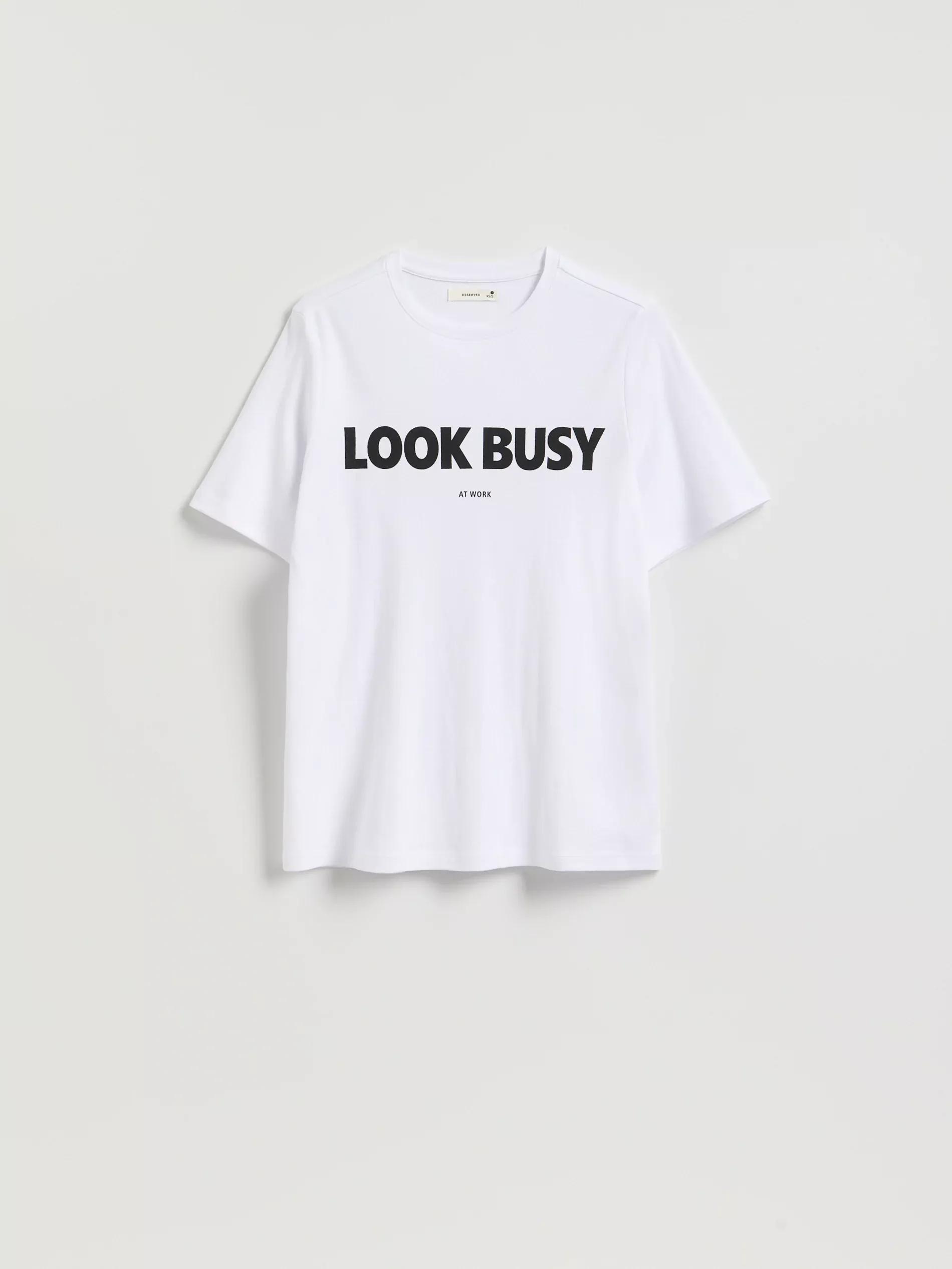 White T-Shirt With Print, 7401_00C, medium
