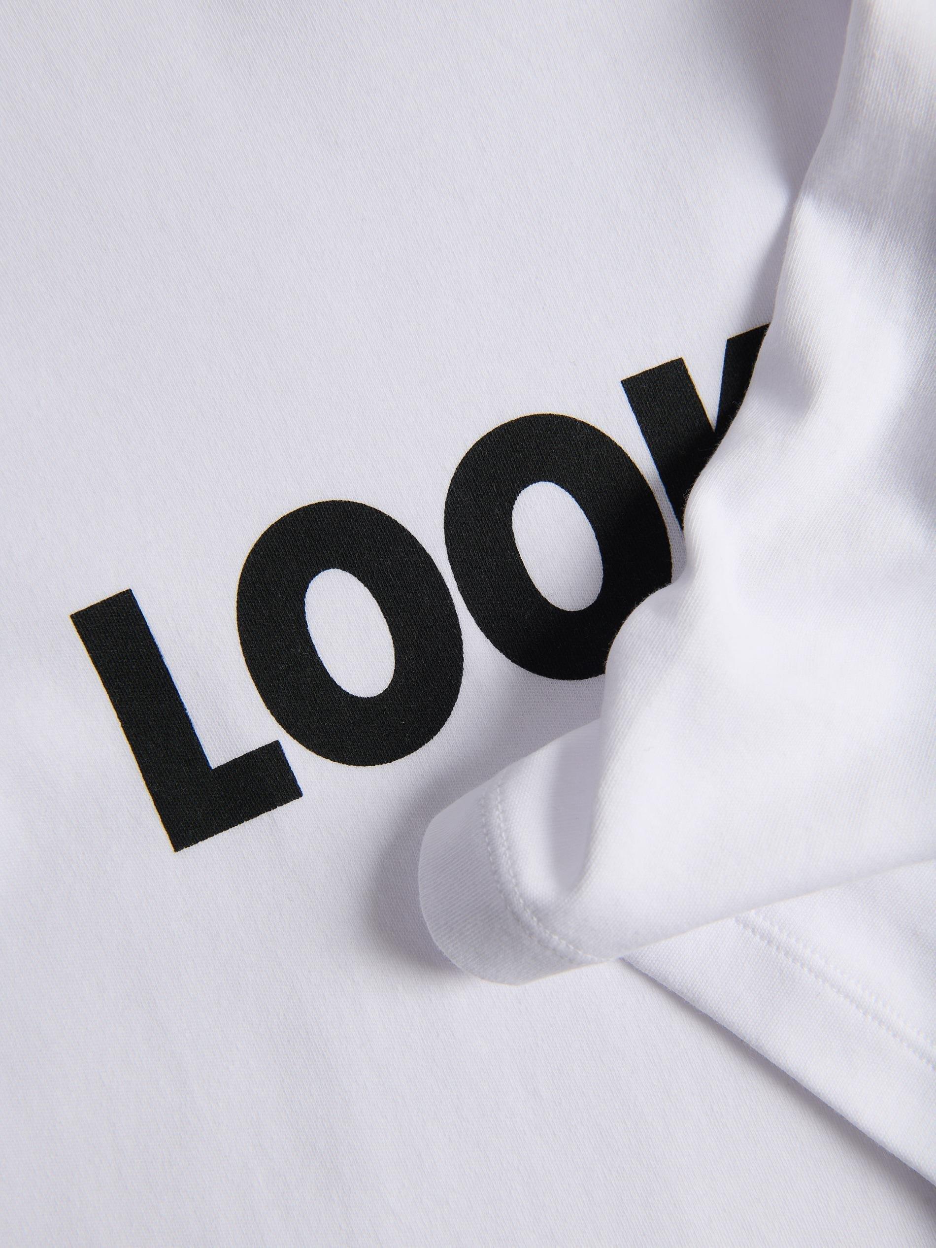 White T-Shirt With Print, 7401_00C, medium