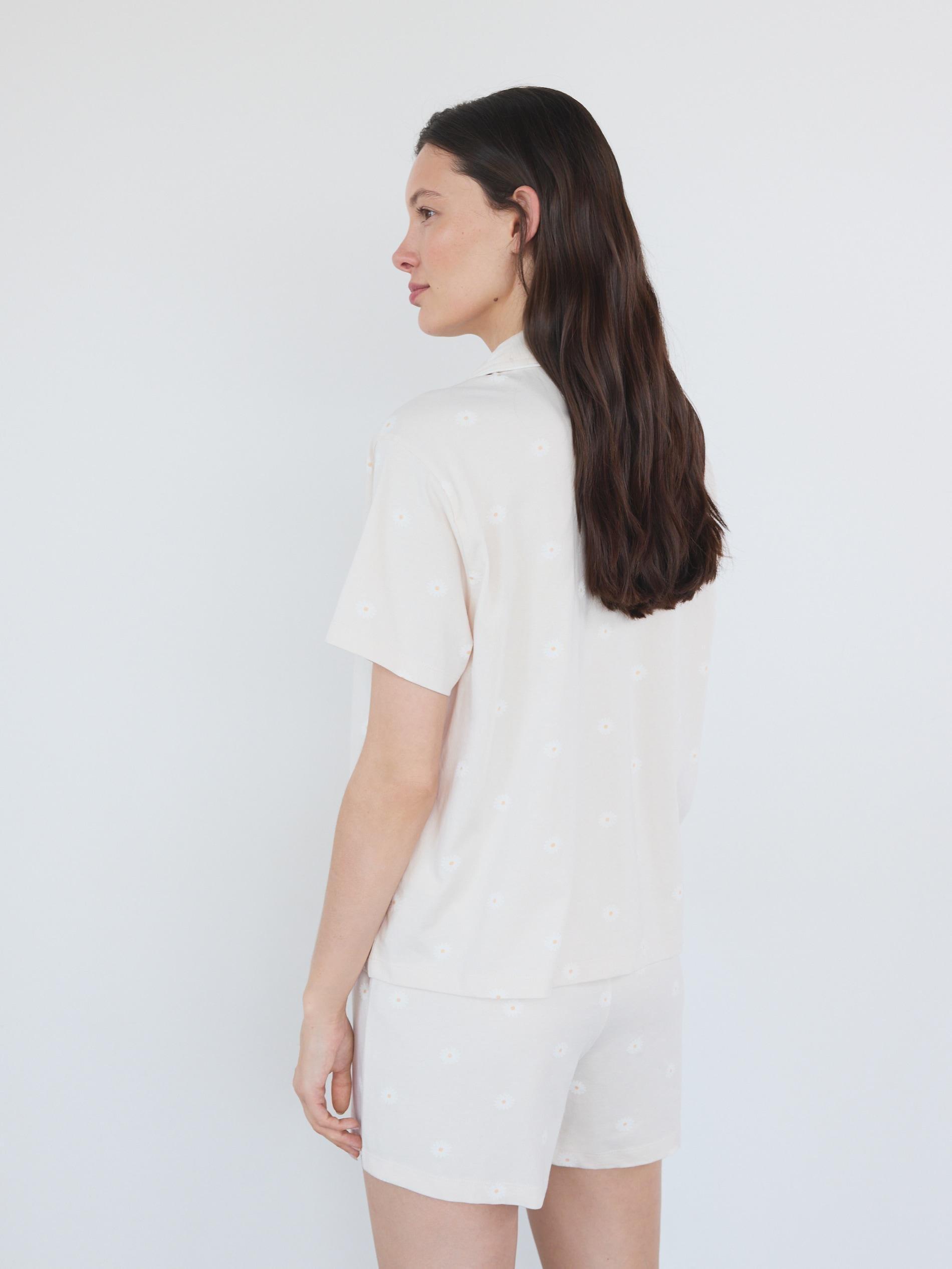 Beige Two Piece Pyjama Set, , large image number 1