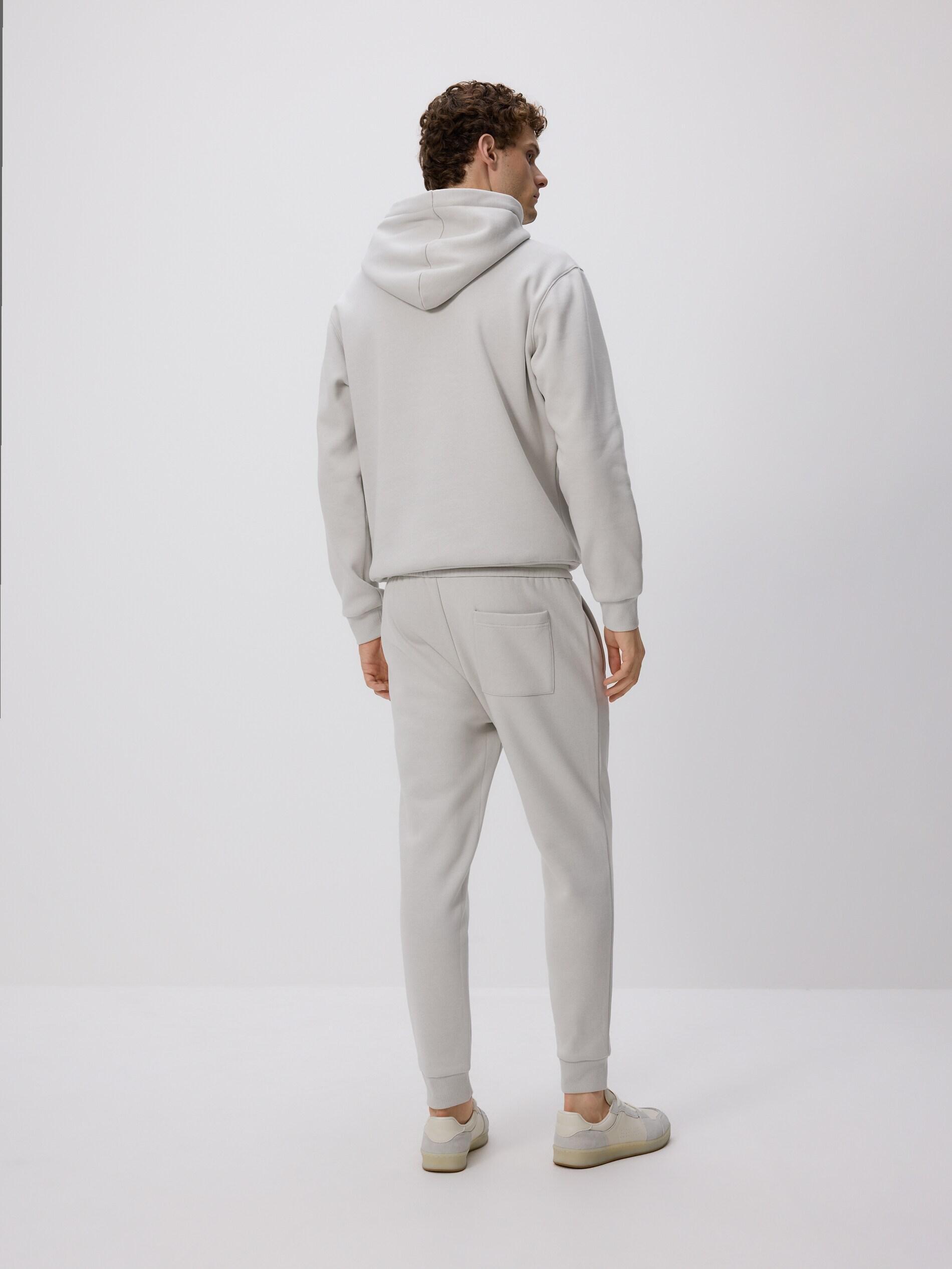 Grey Slim Sweatpants, Light grey, large image number 2