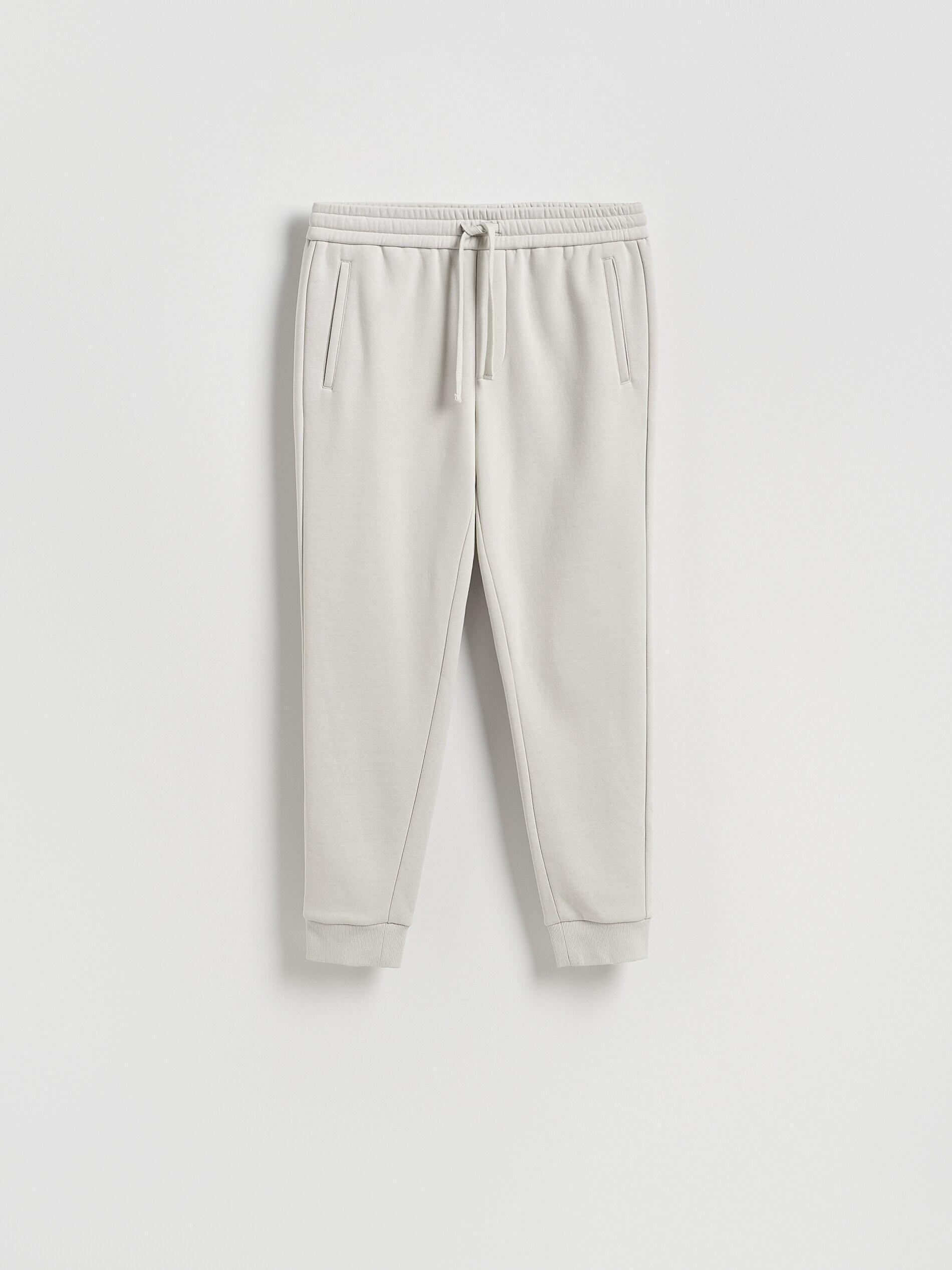 Grey Slim Sweatpants, Light grey, large image number 3
