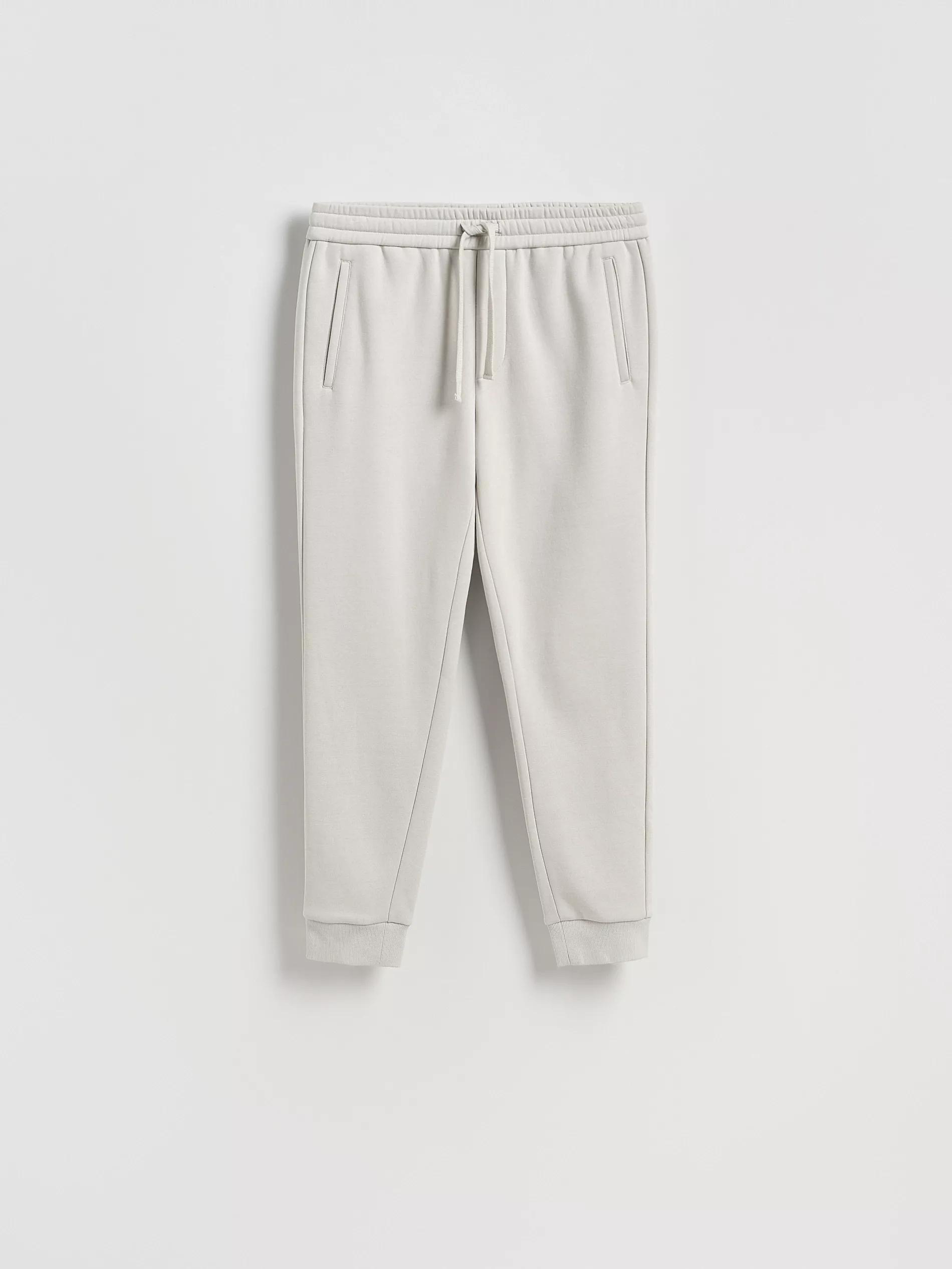 Grey Slim Sweatpants, Light grey, large image number 3