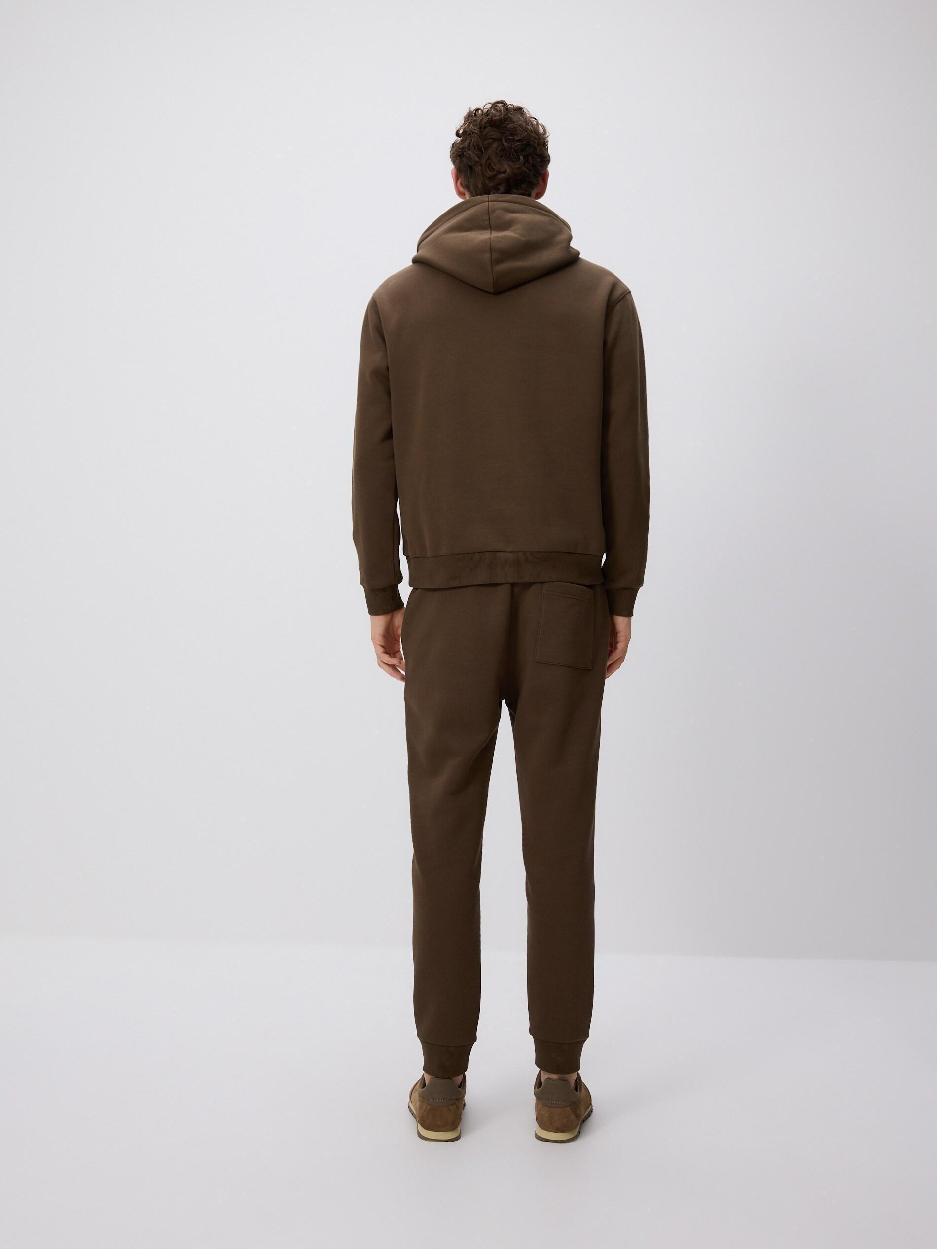 Brown Slim Sweatpants, Brown, medium