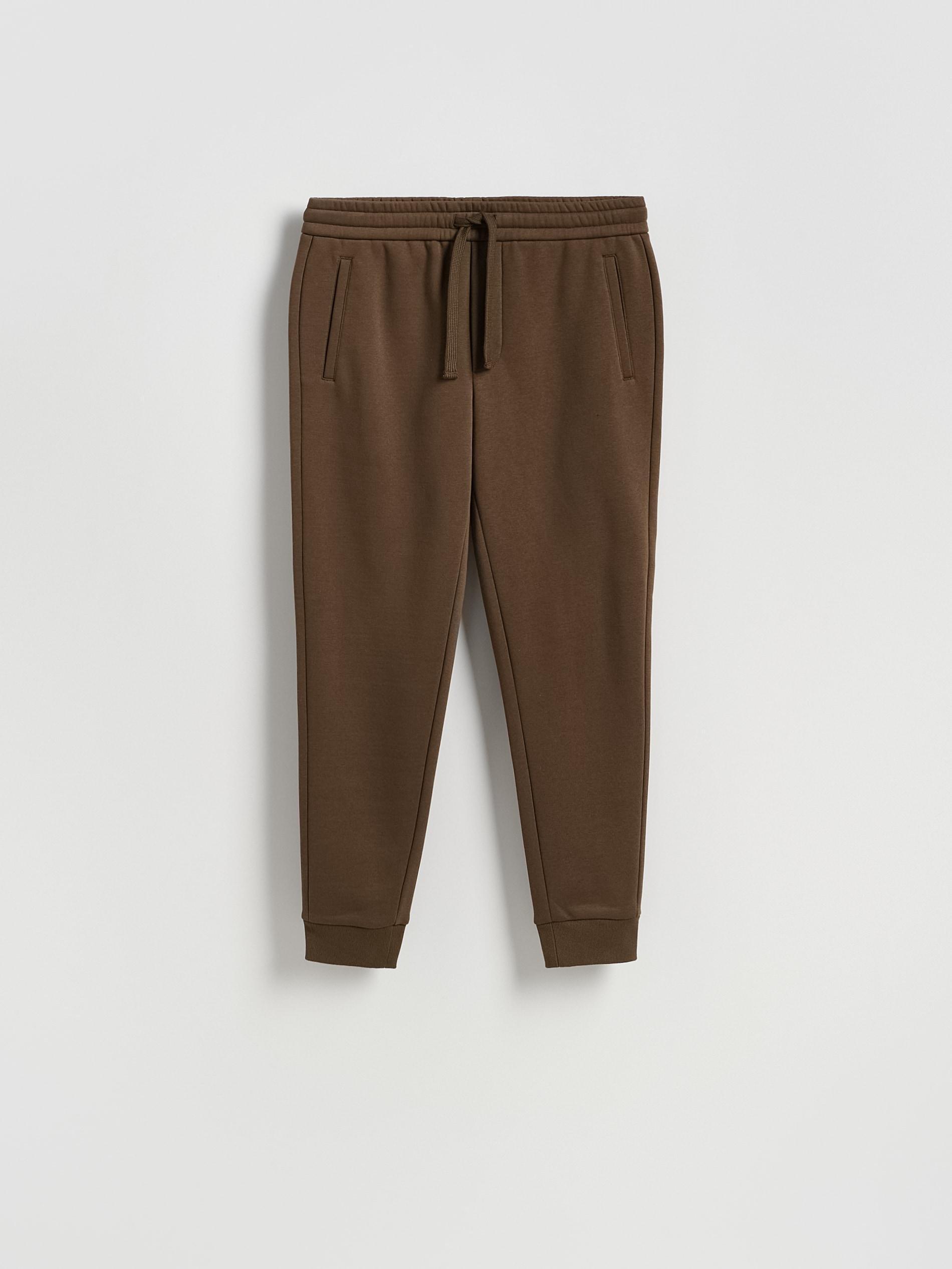 بنطال رياضي ضيق بني, Brown, large image number 3