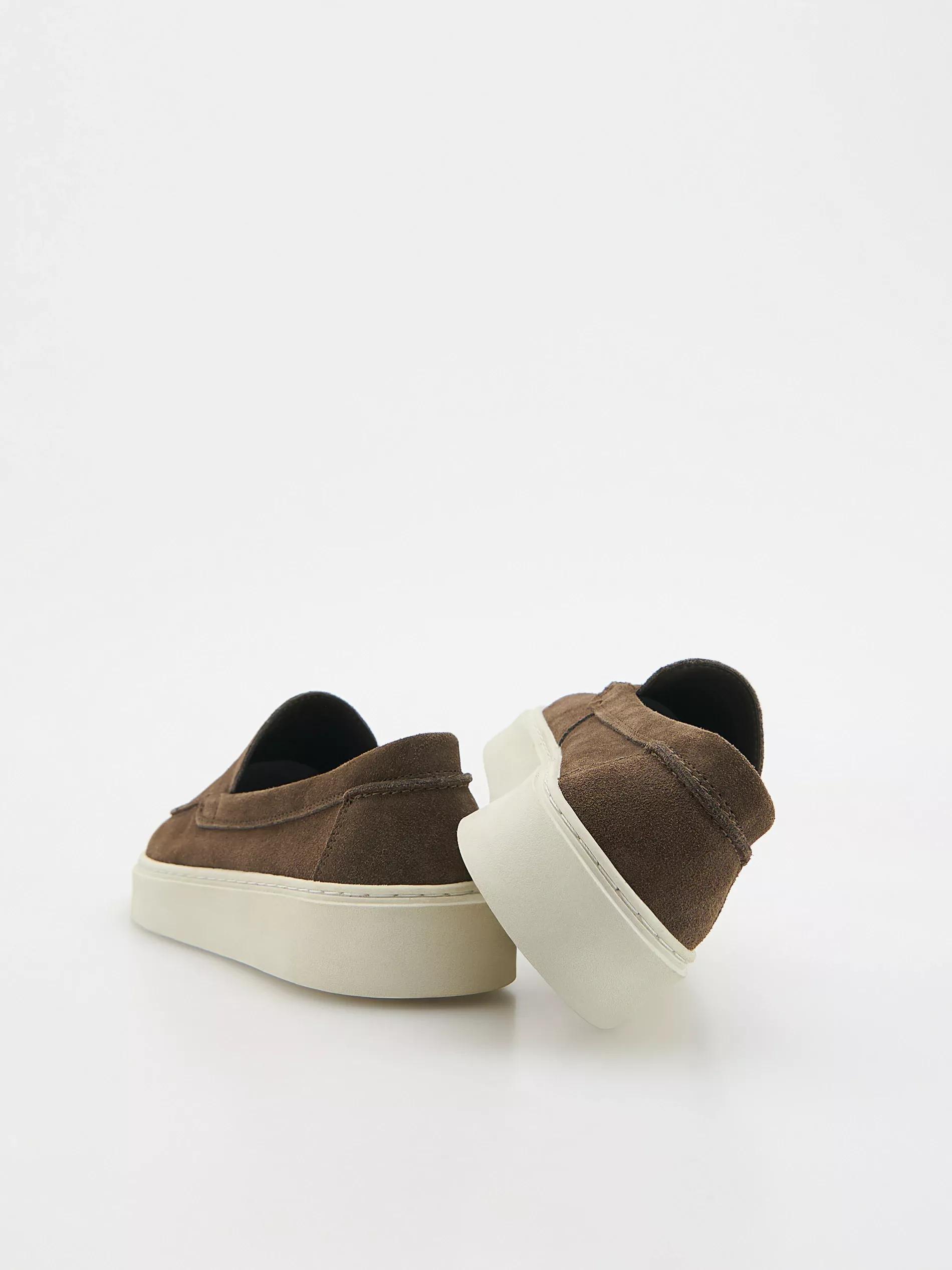 Brown Leather Sneakers, , large image number 2