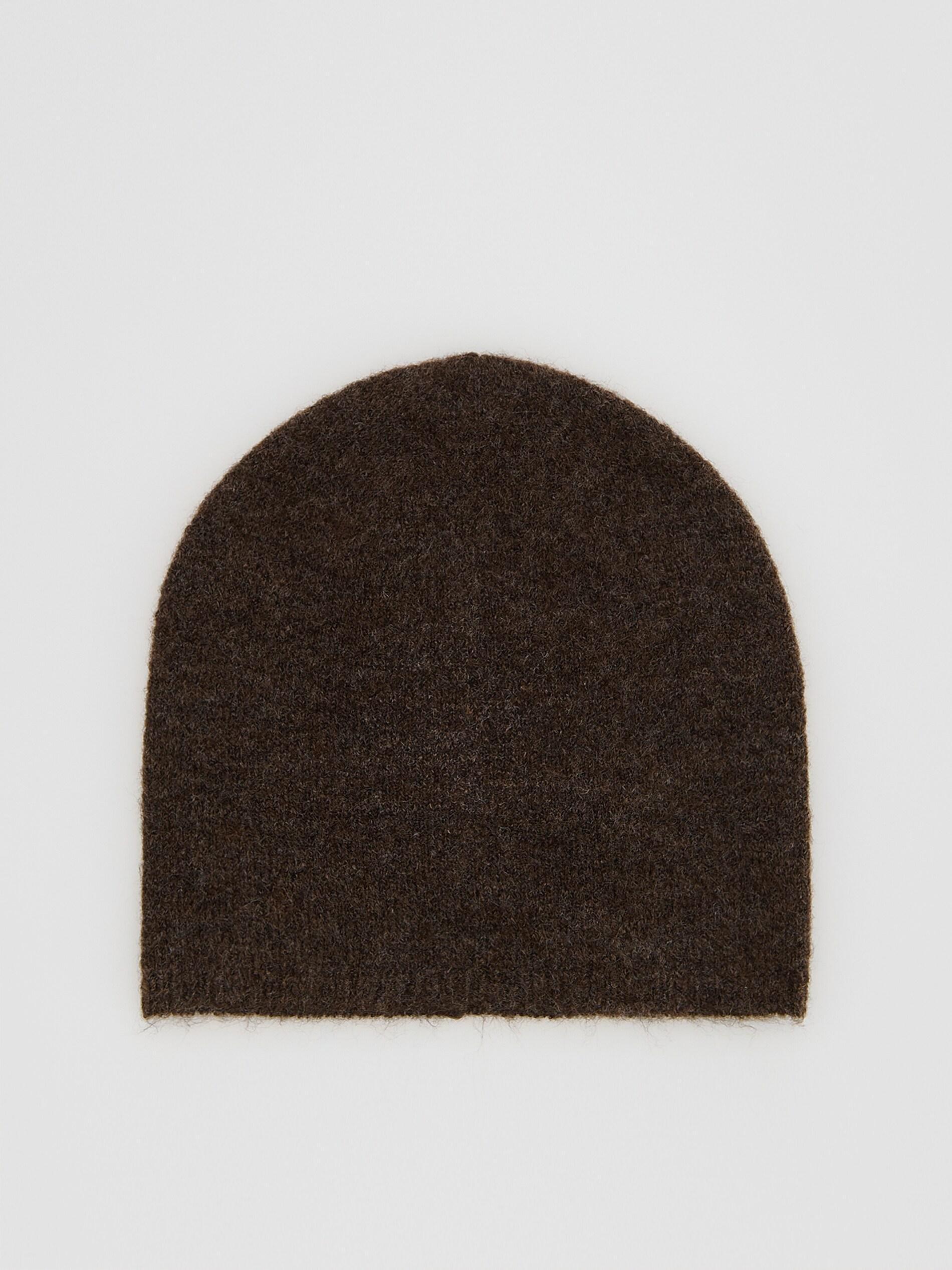 Brown Beanie, Brown, medium