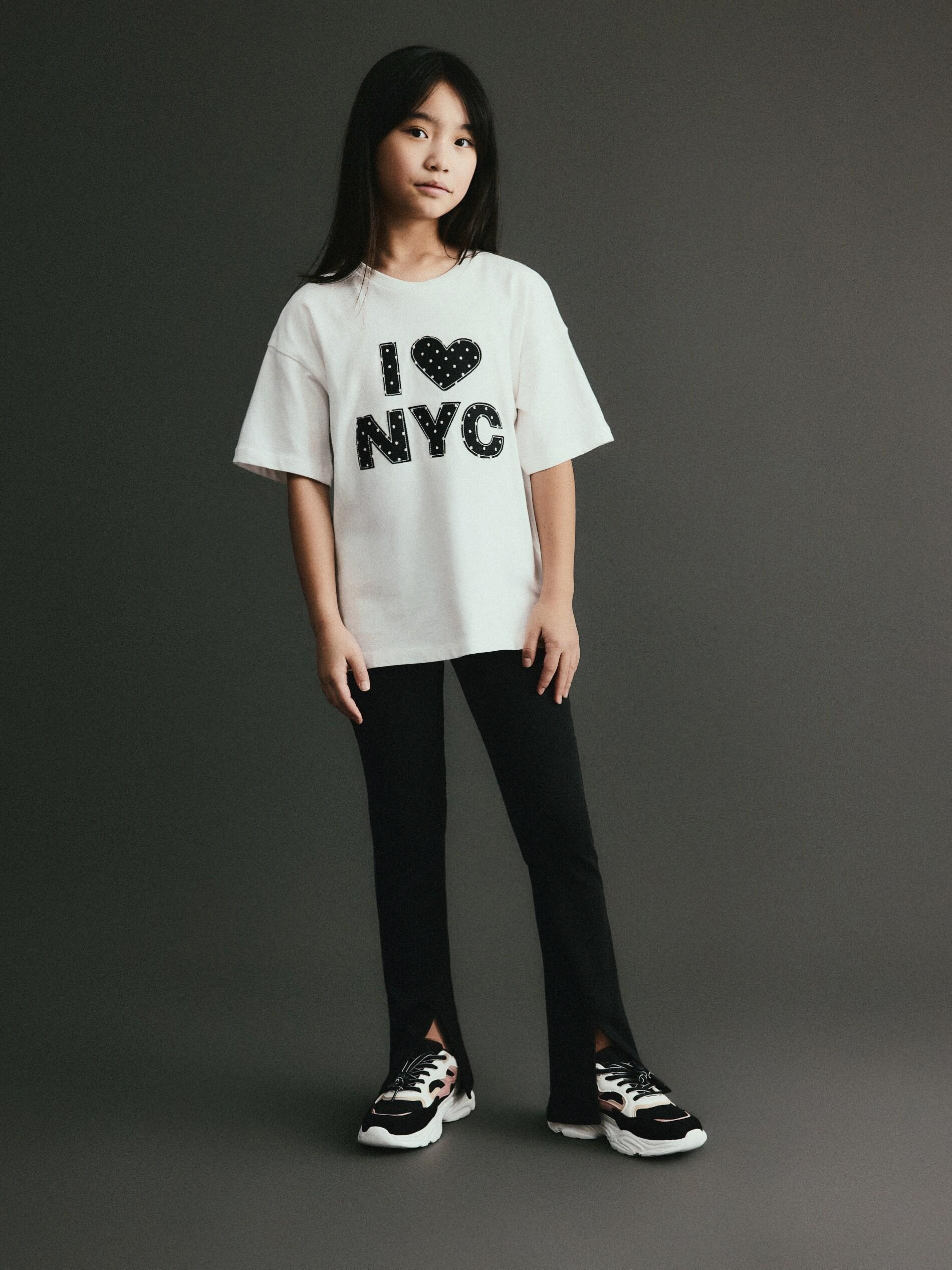 Black Flare Trousers With Splits, Black, large image number 2