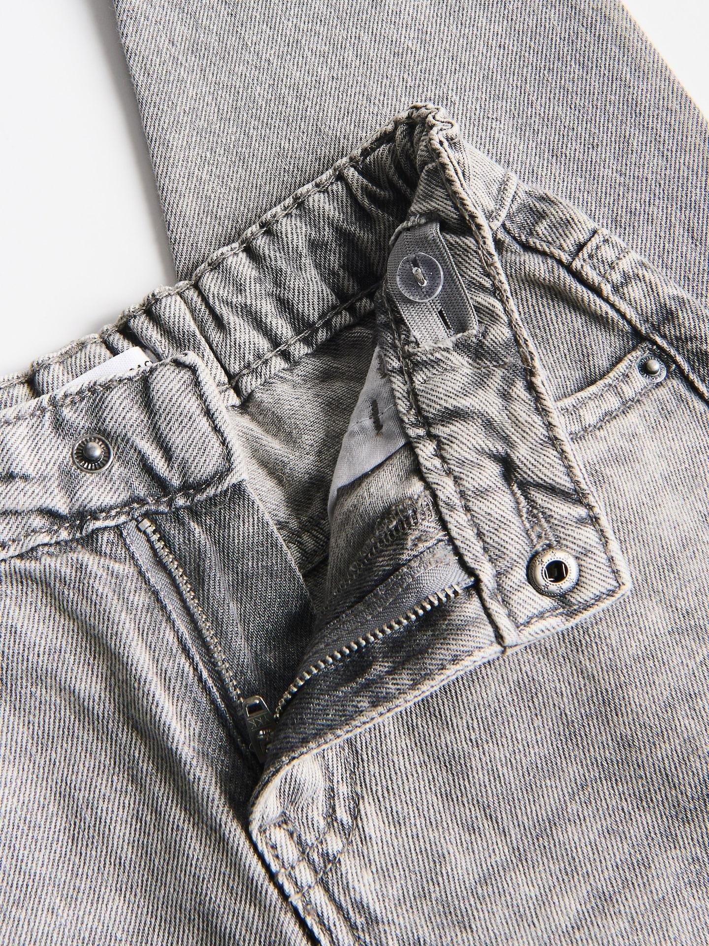 Grey Regular Fit Jeans, Light grey, medium