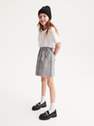 Reserved - Blue Skirt With Chain Detail, Kids Girls