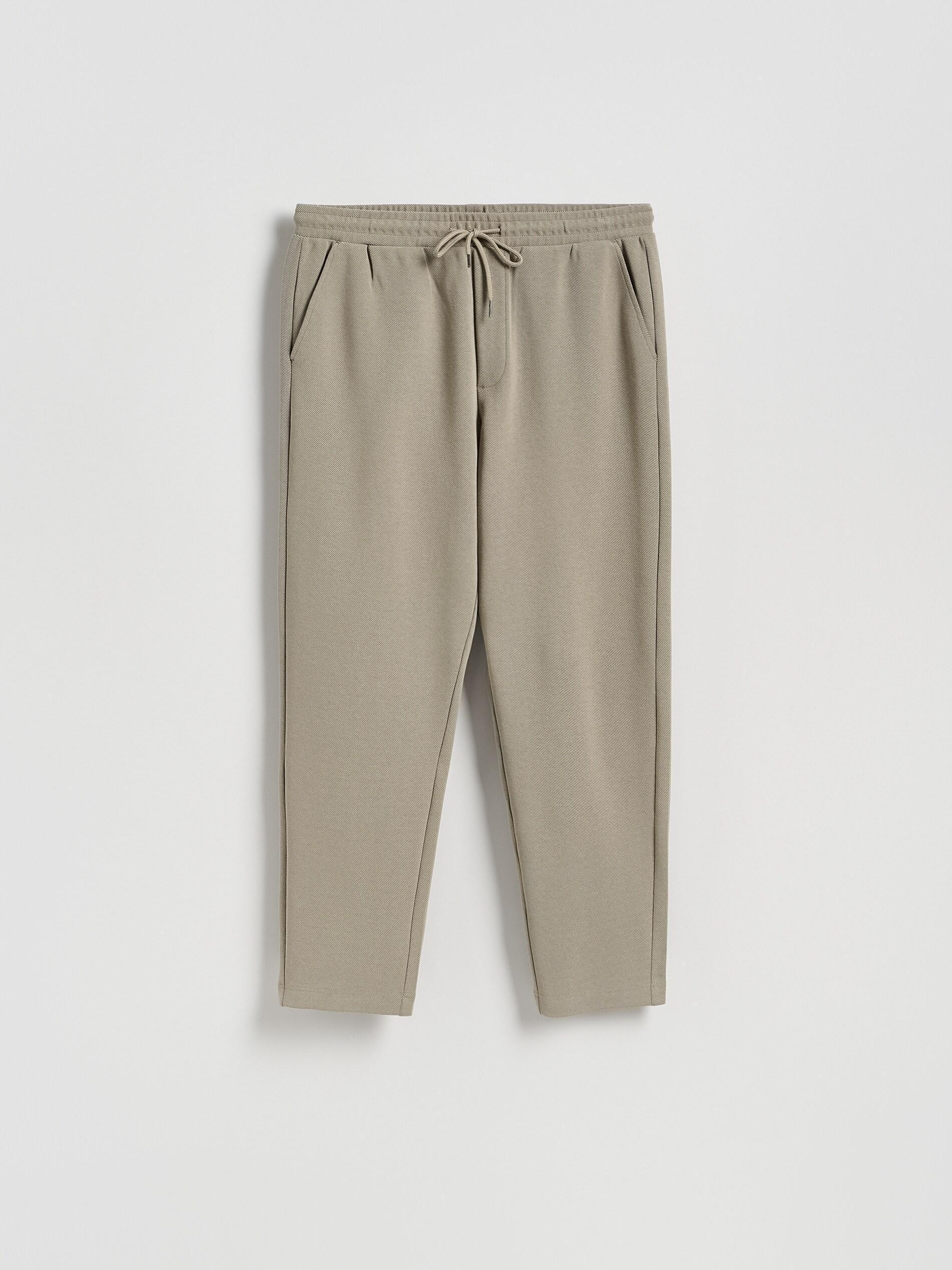 Beige Straight Joggers, Beige, large image number 4