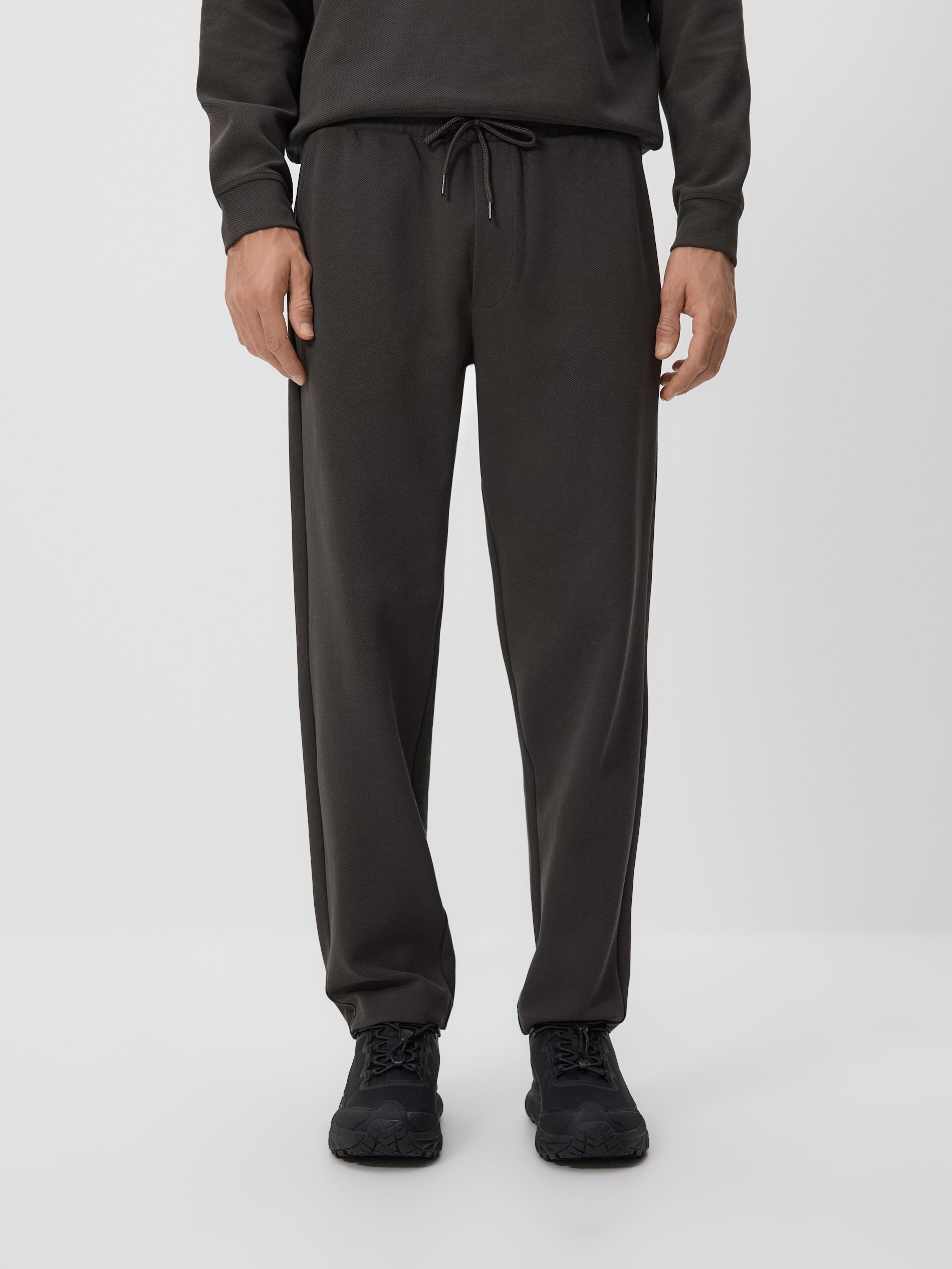 Grey Straight Joggers, Grey, medium
