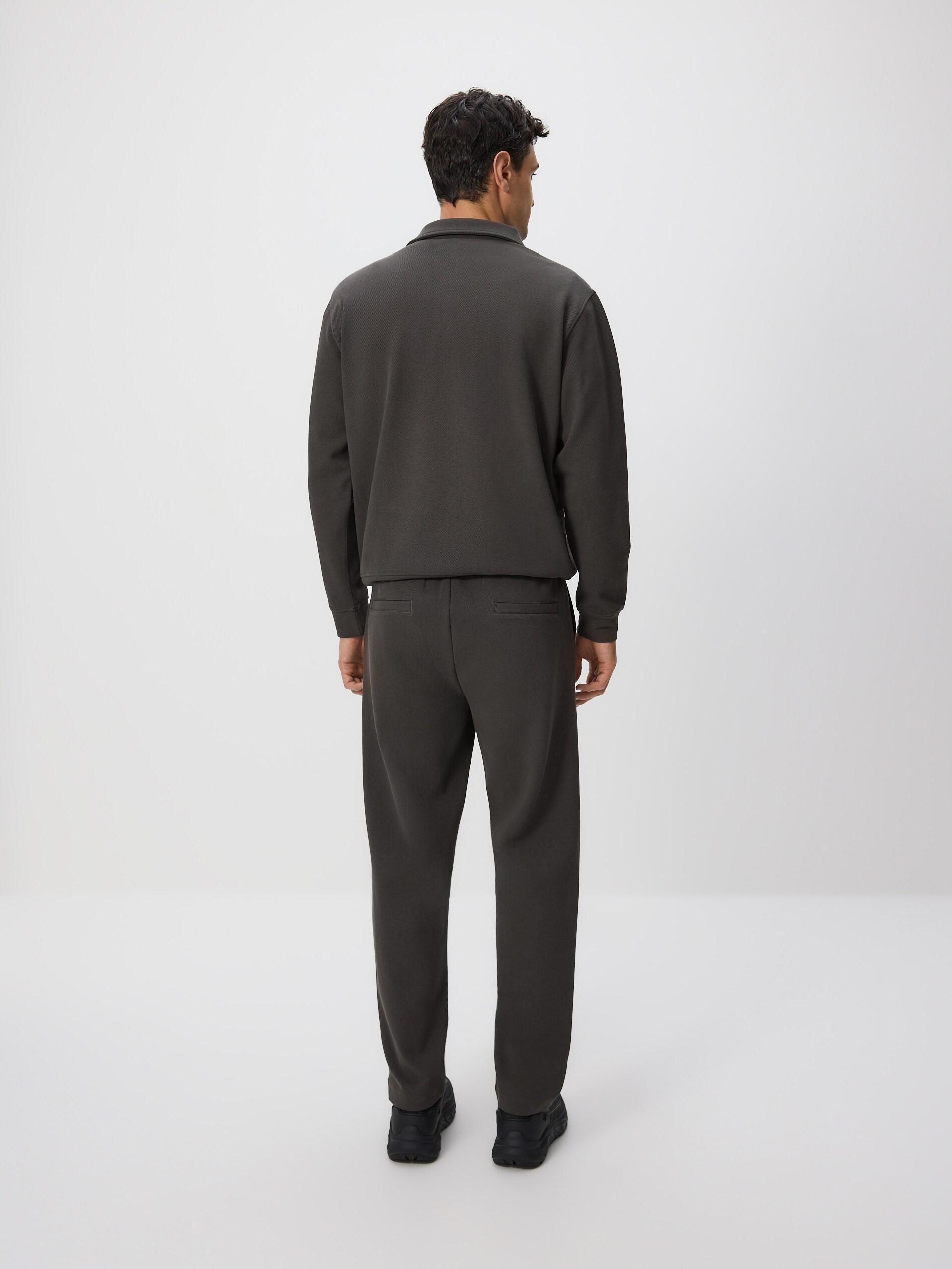 Grey Straight Joggers, Grey, large image number 2