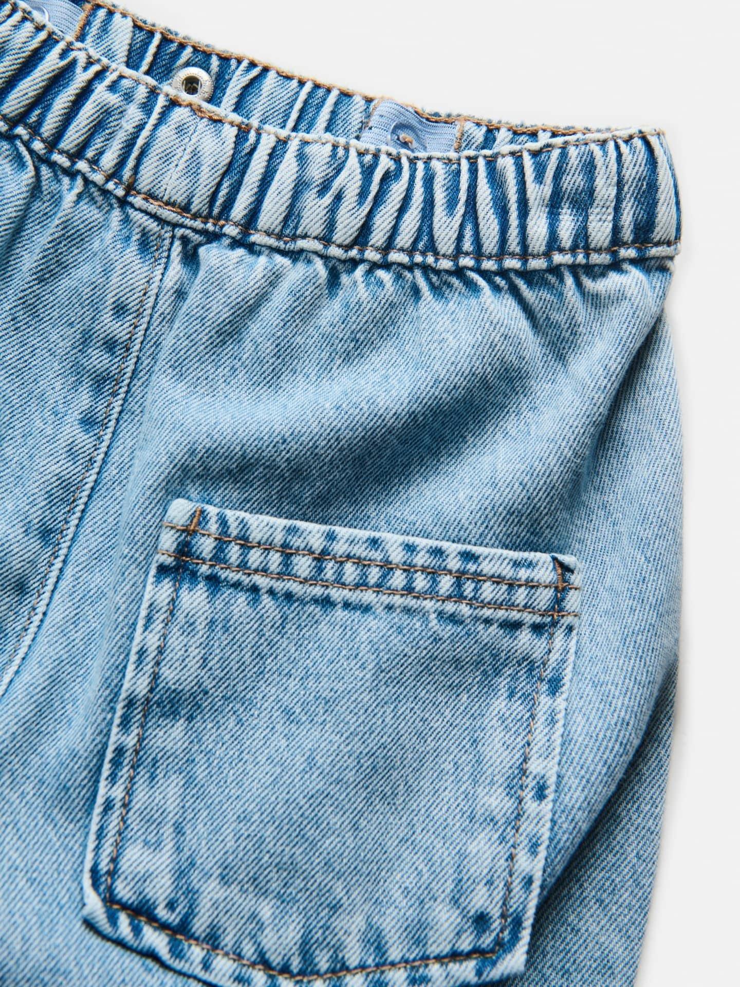 Blue Straight Jeans, Blue, medium