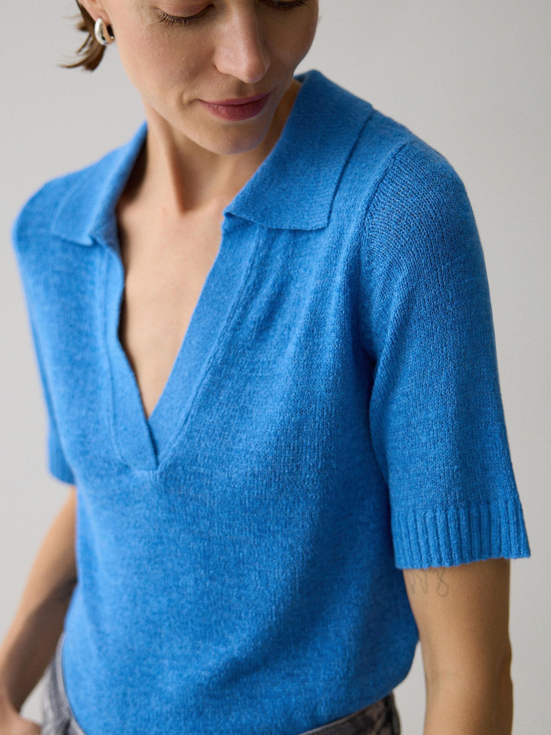 Blue Blouse,Kids Girl, , large image number 3