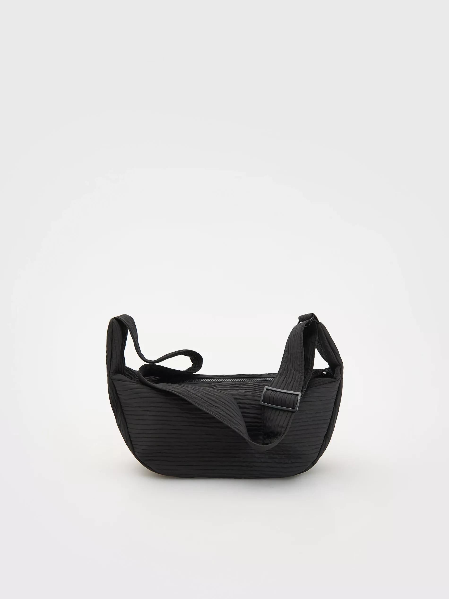 Black Crossbody Bag, Black, large image number 1