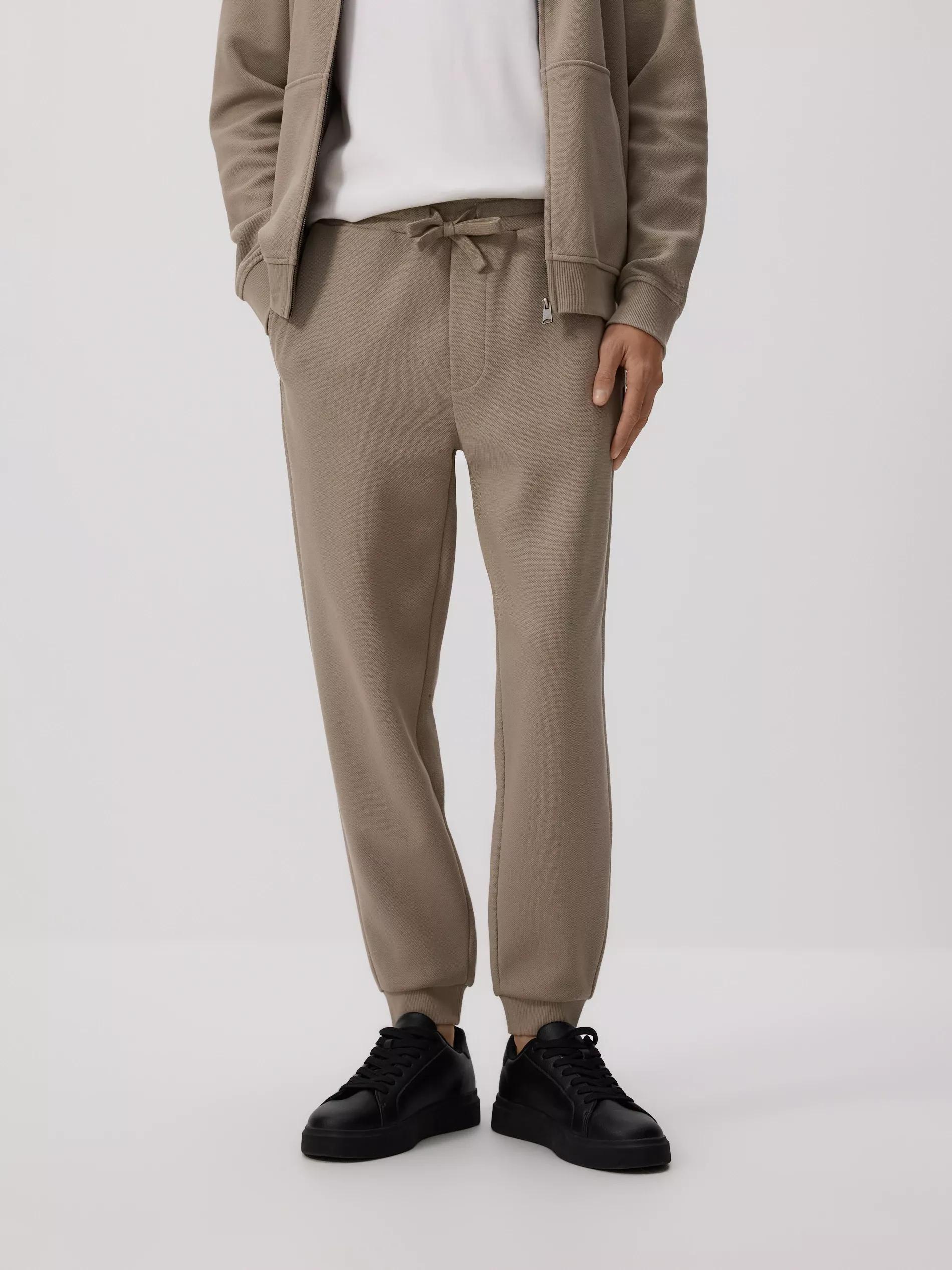 Brown Cotton Rich Jogger Sweatpants, Brown, medium