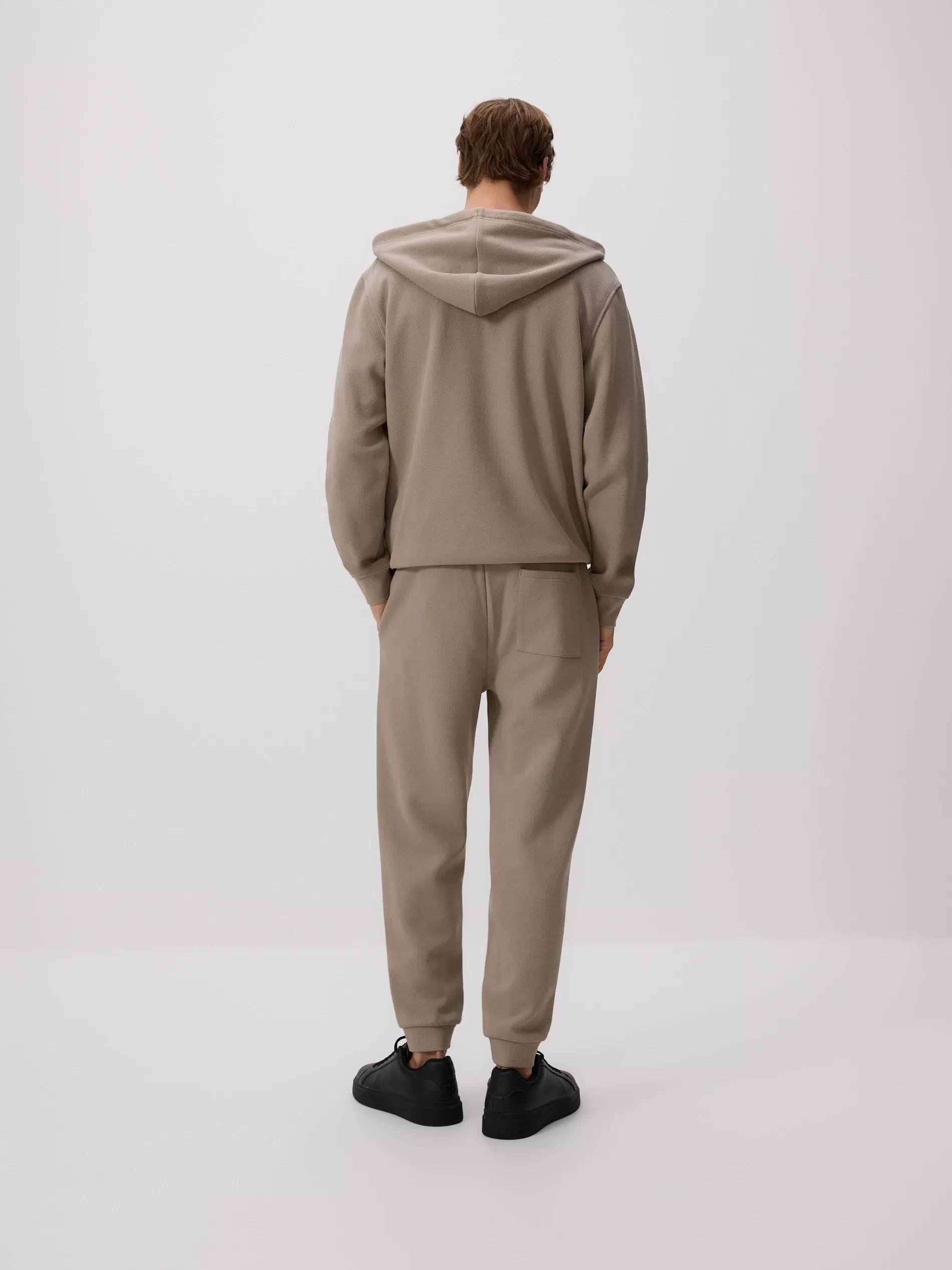 Brown Cotton Rich Jogger Sweatpants, Brown, large image number 3