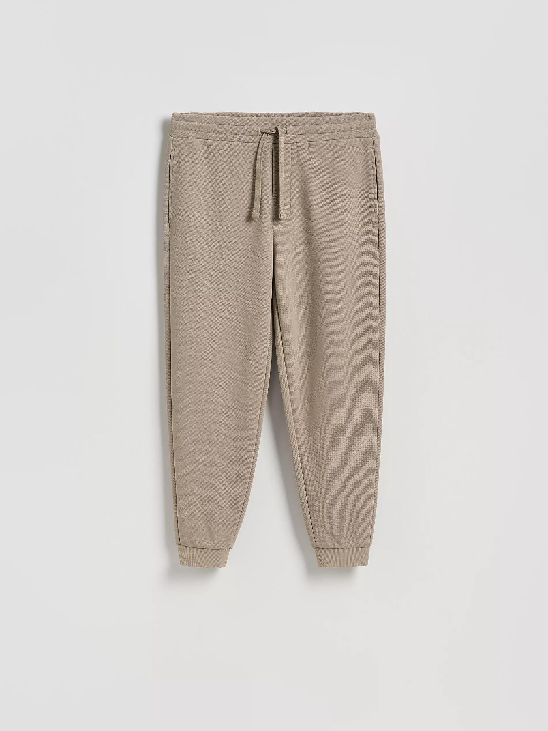 Brown Cotton Rich Jogger Sweatpants, Brown, large image number 4