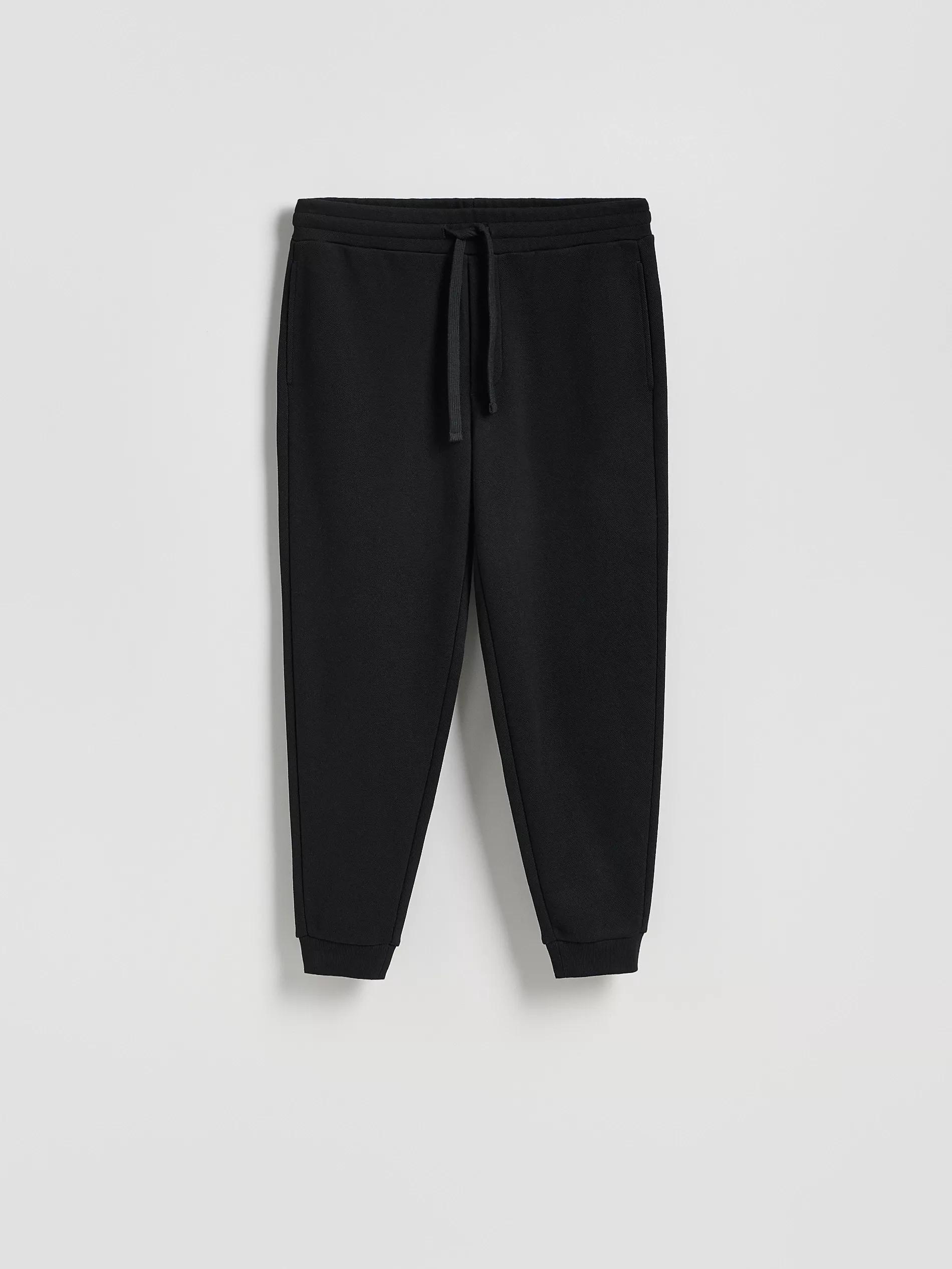 Black Cotton Rich Jogger Sweatpants, Black, medium