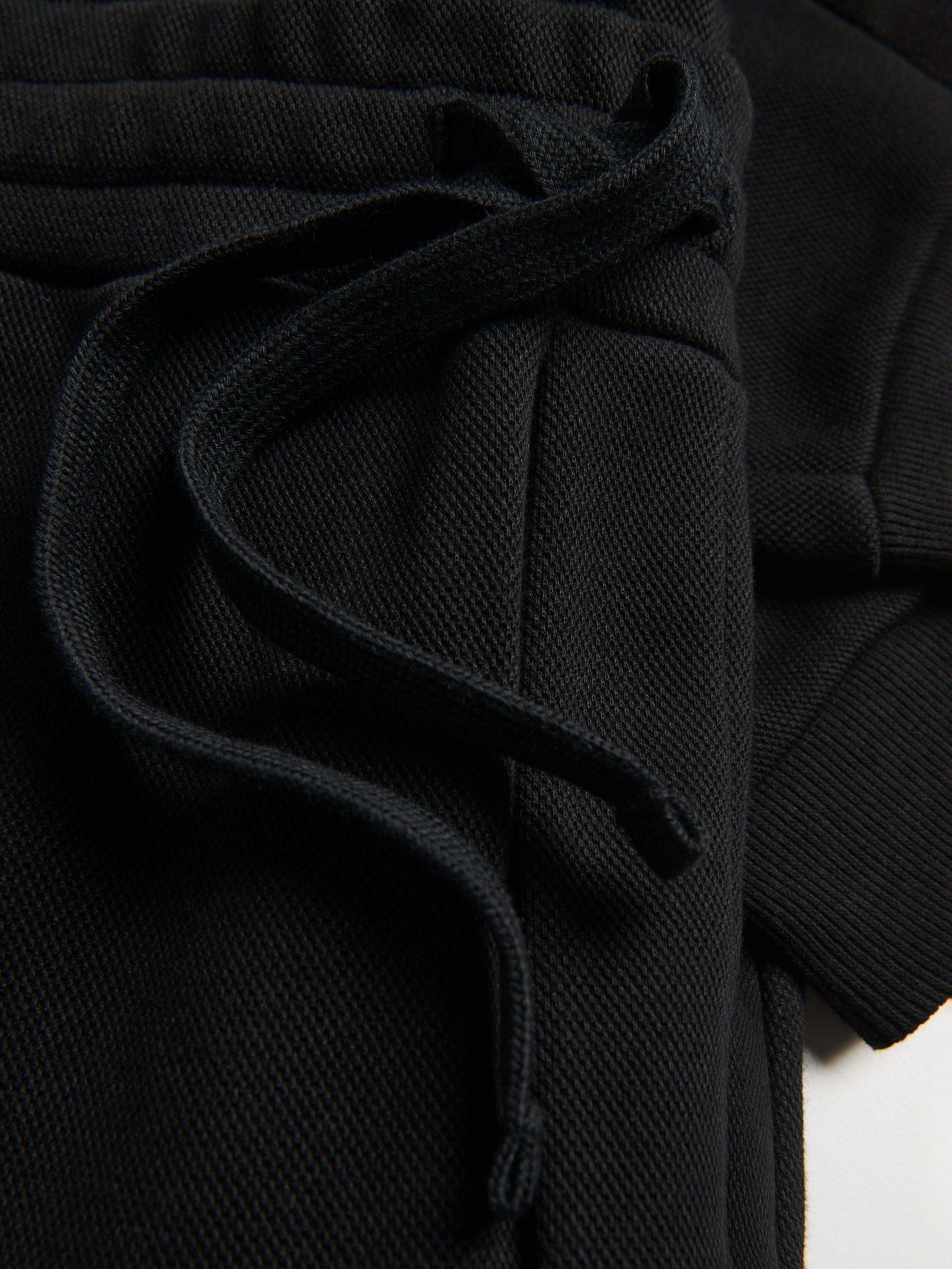 Black Cotton Rich Jogger Sweatpants, Black, large image number 1