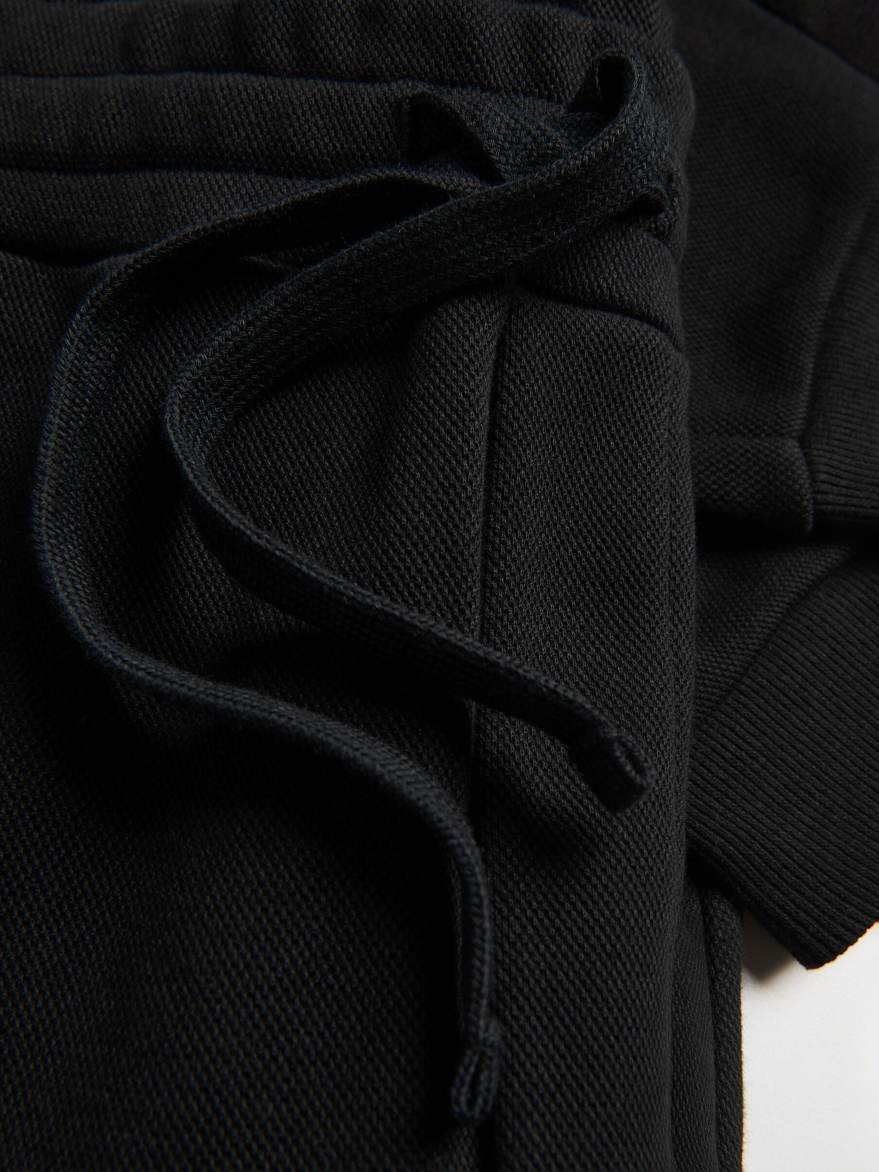 Black Cotton Rich Jogger Sweatpants, Black, large image number 5