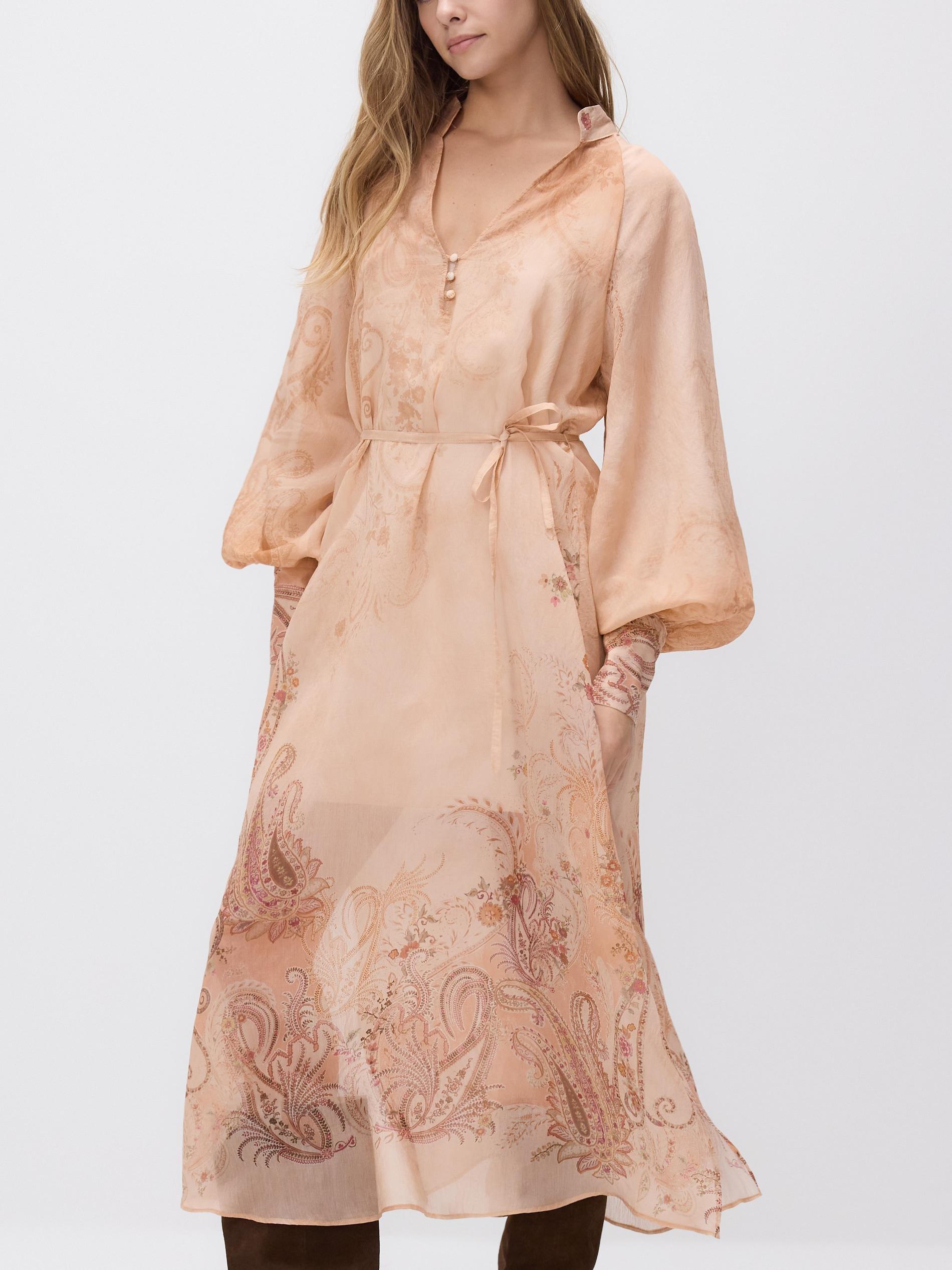 Multicolour Lyocell Blend Dress, Multicolor, large image number 0