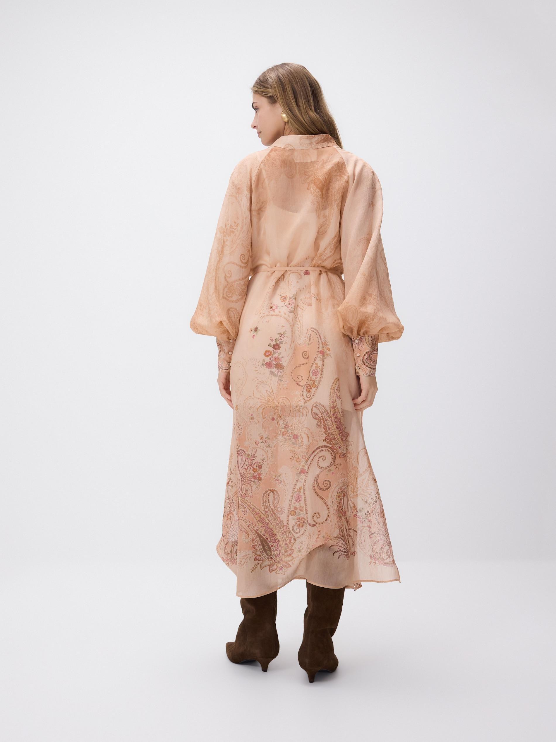 Multicolour Lyocell Blend Dress, Multicolor, large image number 3