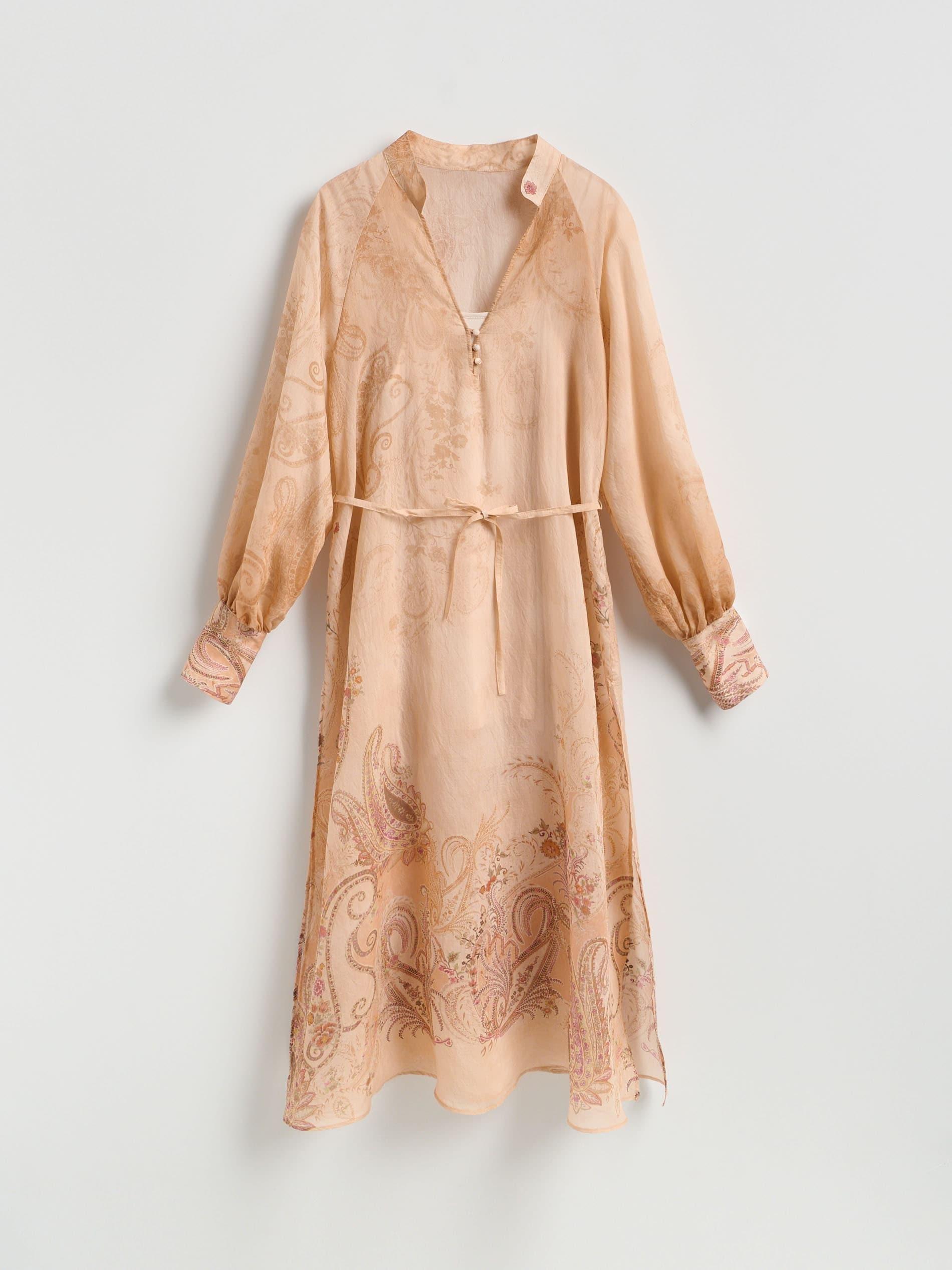 Multicolour Lyocell Blend Dress, Multicolor, large image number 4